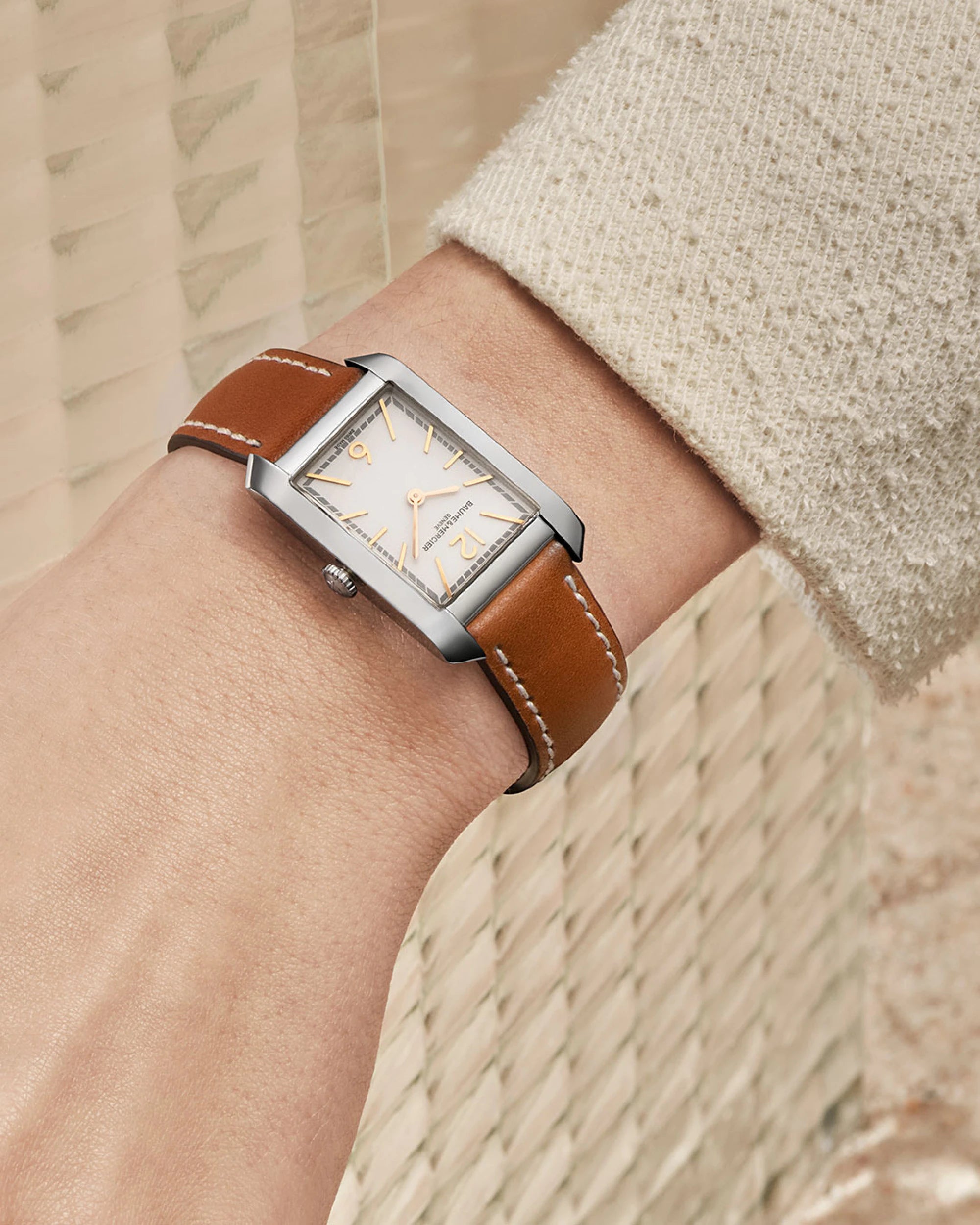 Hampton 10472 - Orologio al quarzo rettangolare