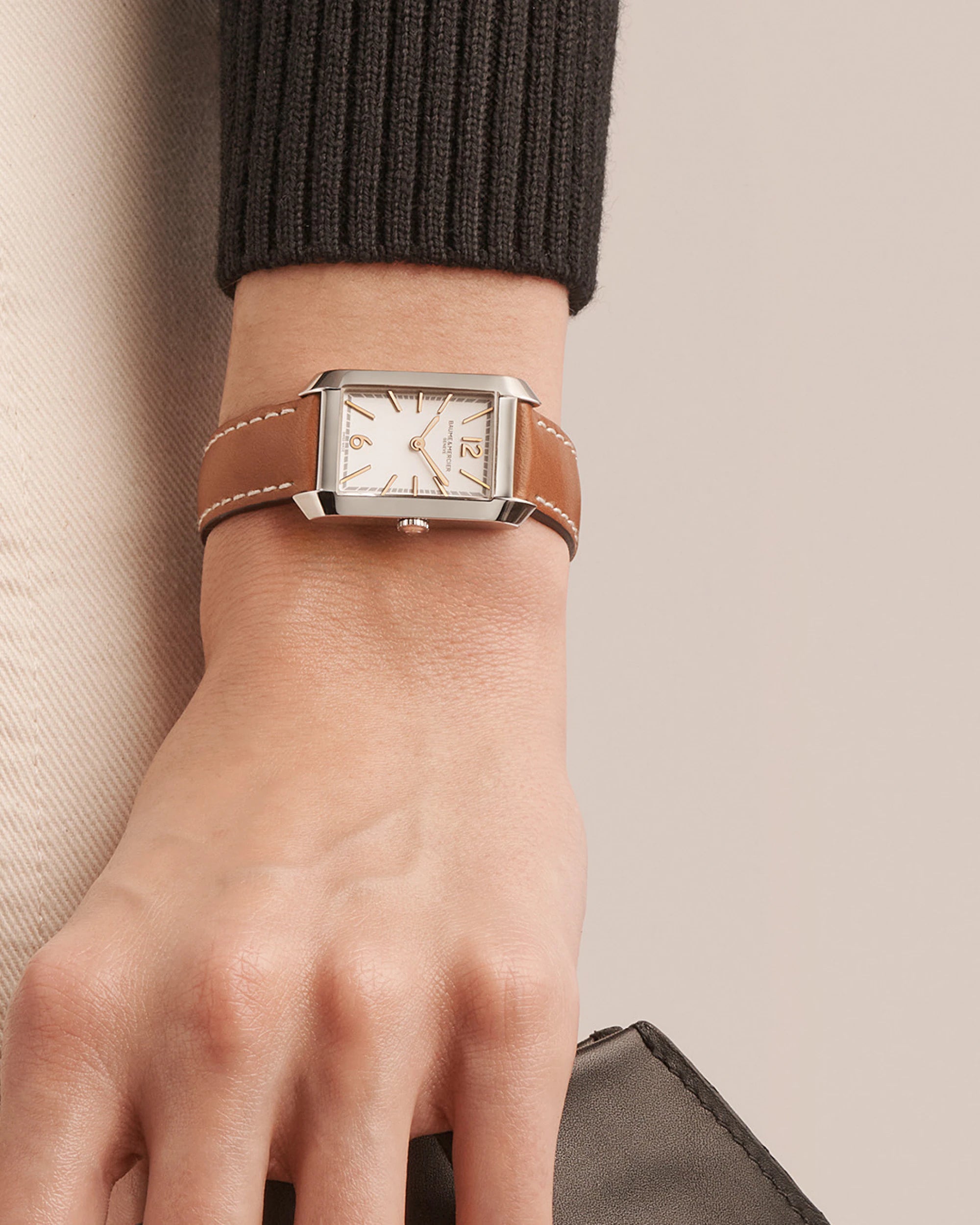 Hampton 10472 - Orologio al quarzo rettangolare