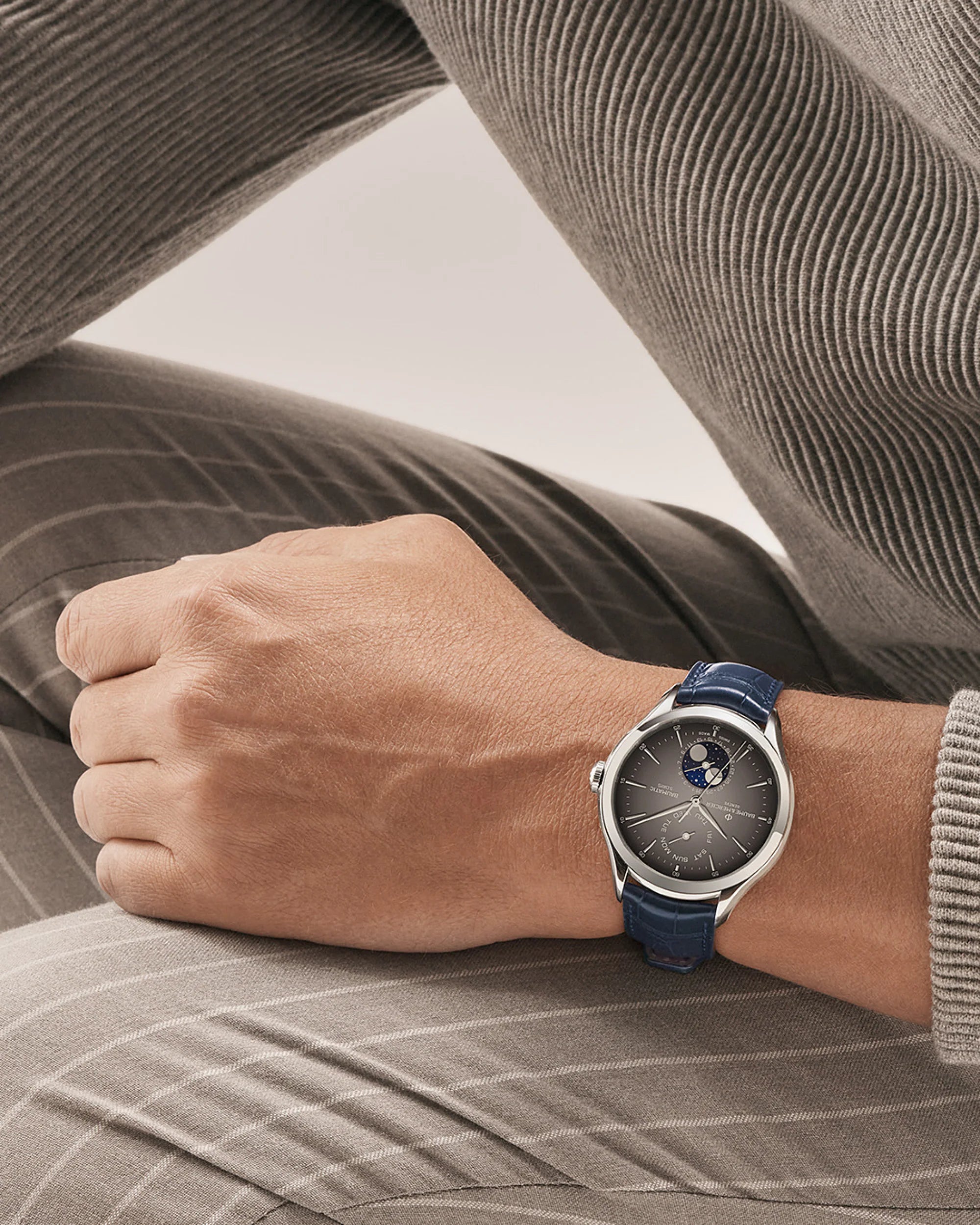 Clifton 10548 - Orologio automatico con fasi lunari, data e giorno