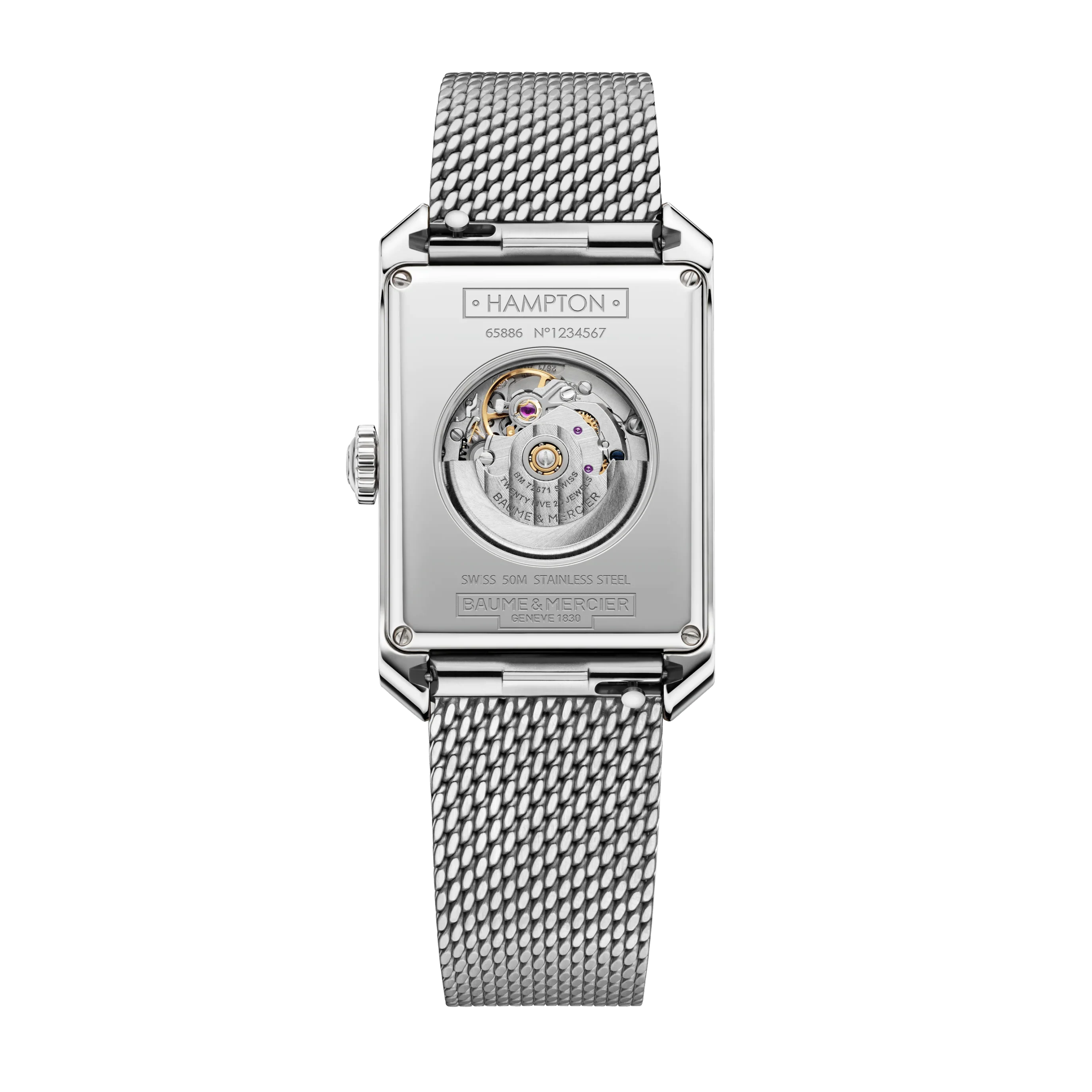 Hampton 10672 - Orologio automatico, datario - 43x27.5mm