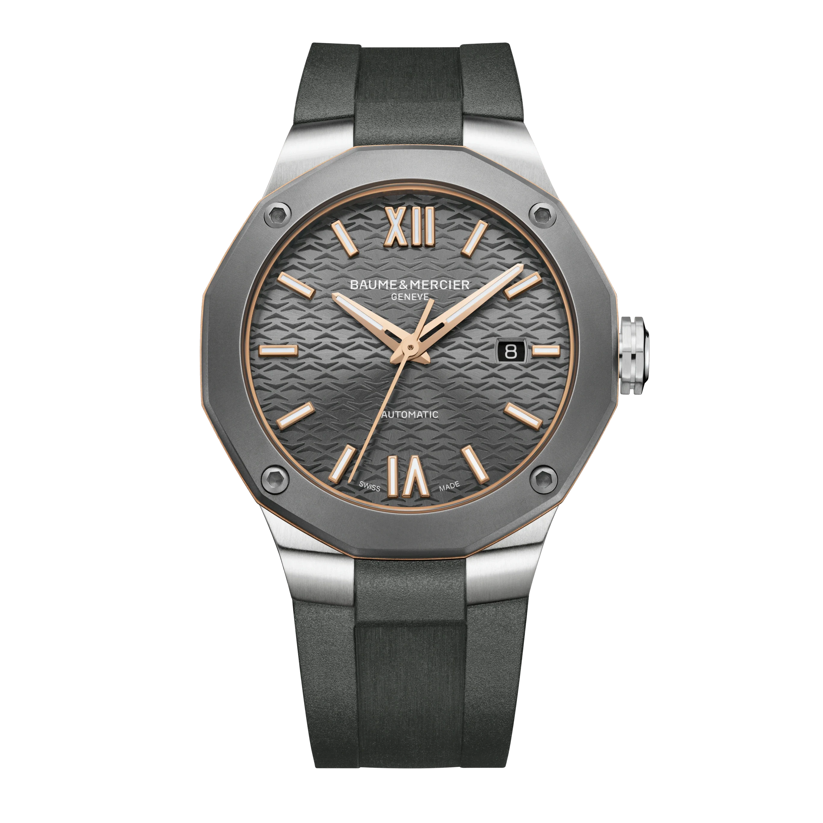 Riviera 10660 - Orologio automatico, titanio e acciaio - 42 mm