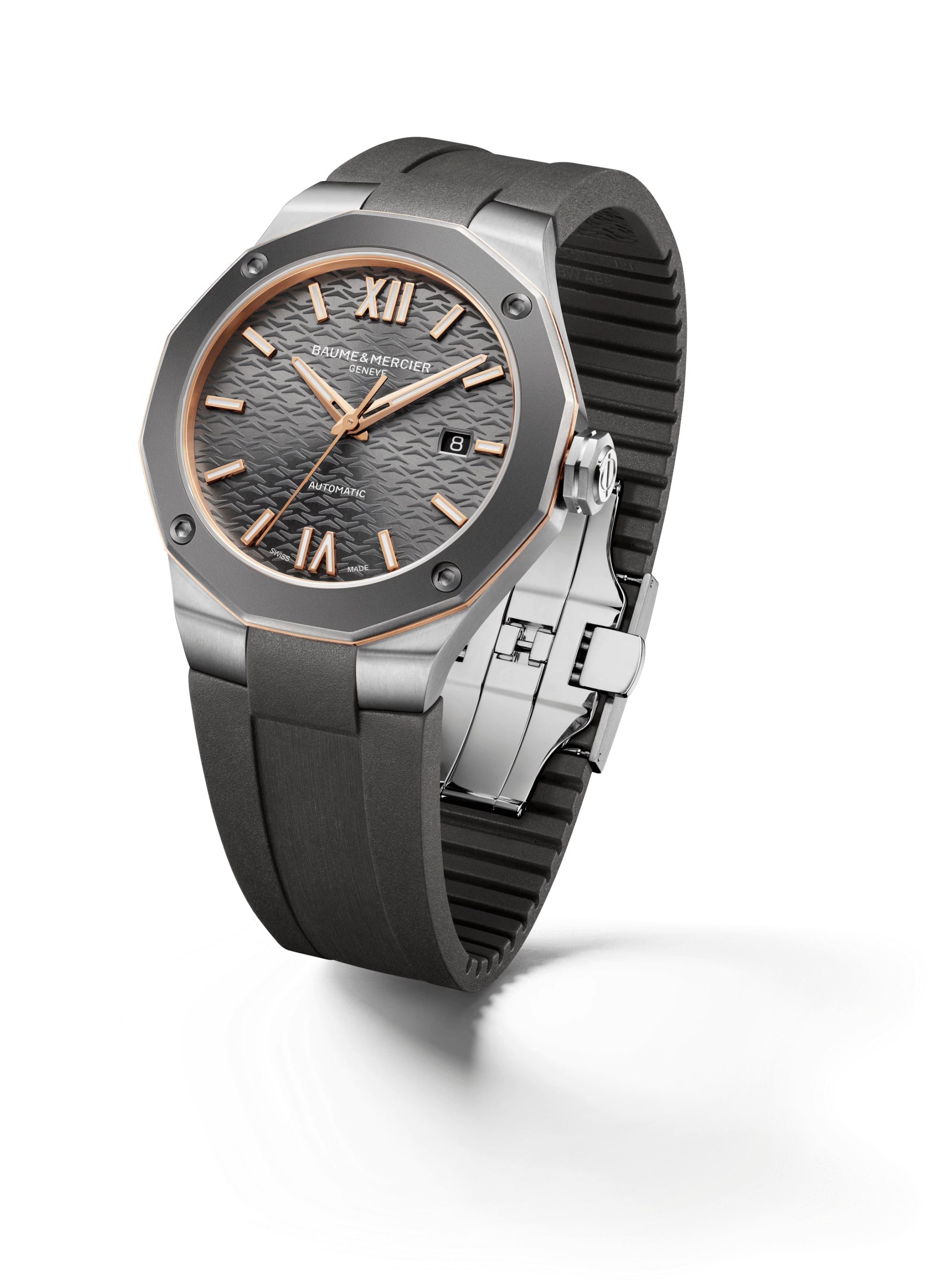 Riviera 10660 - Orologio automatico, titanio e acciaio - 42 mm