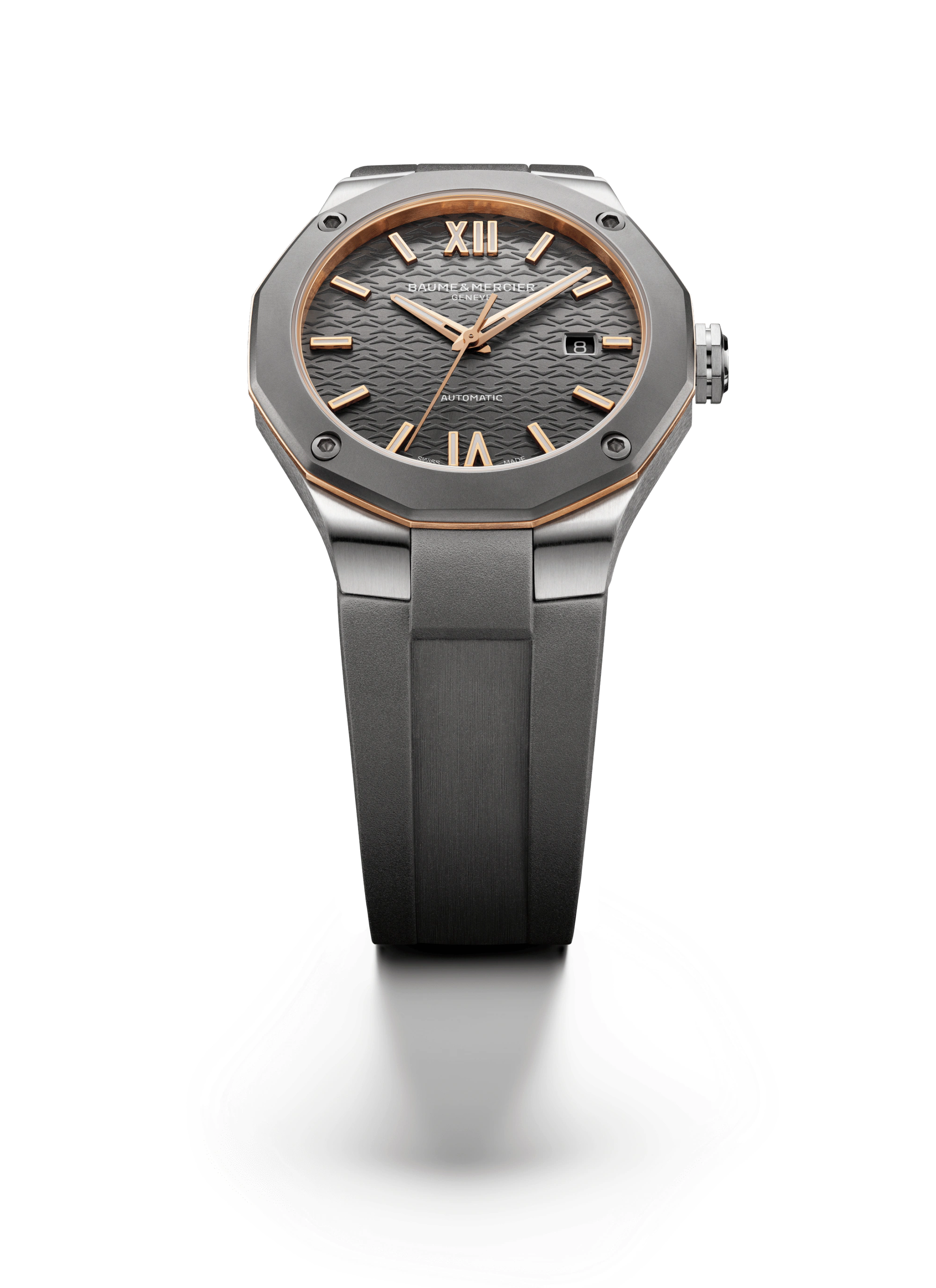Riviera 10660 - Orologio automatico, titanio e acciaio - 42 mm