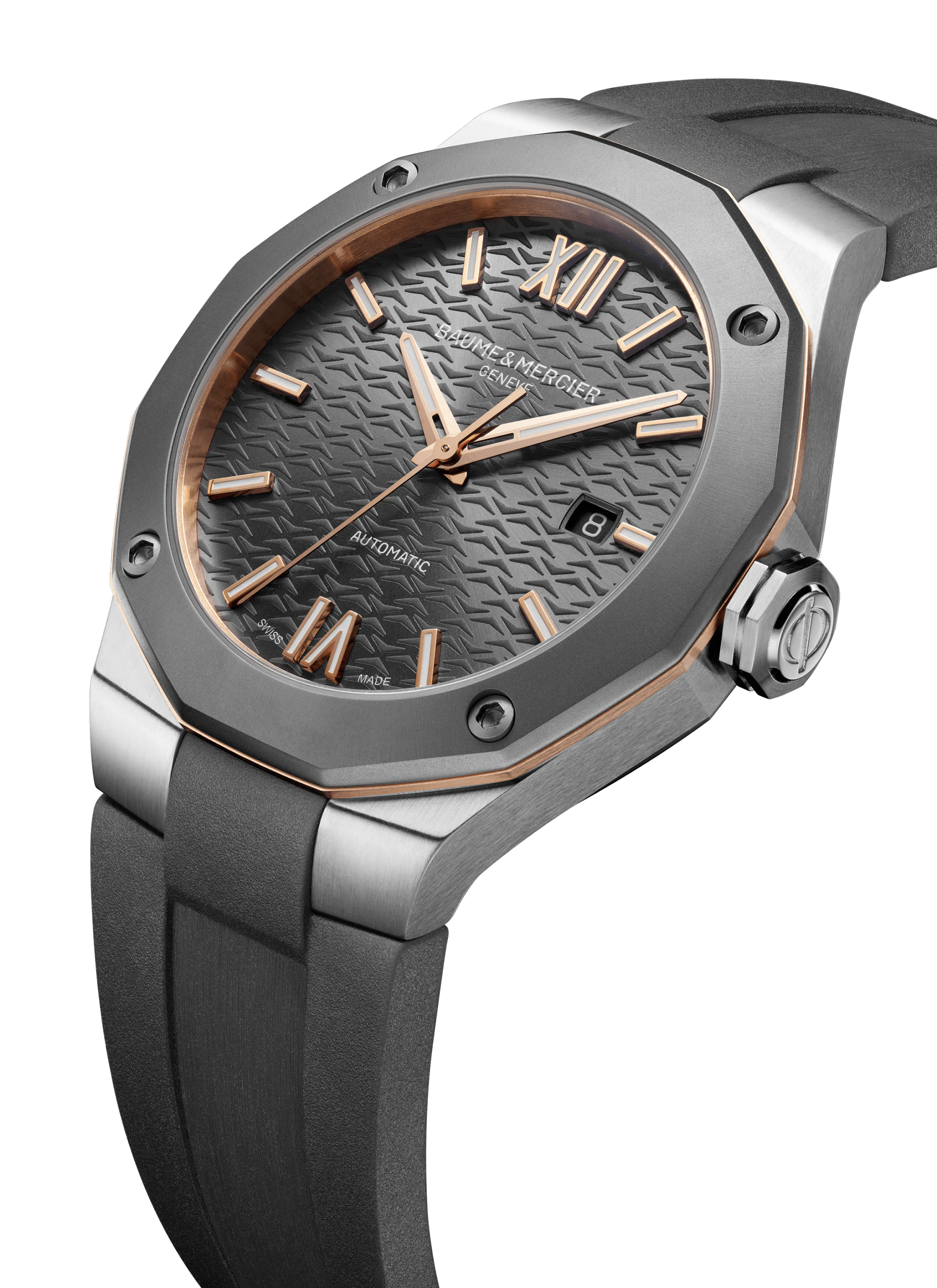 Riviera 10660 - Orologio automatico, titanio e acciaio - 42 mm