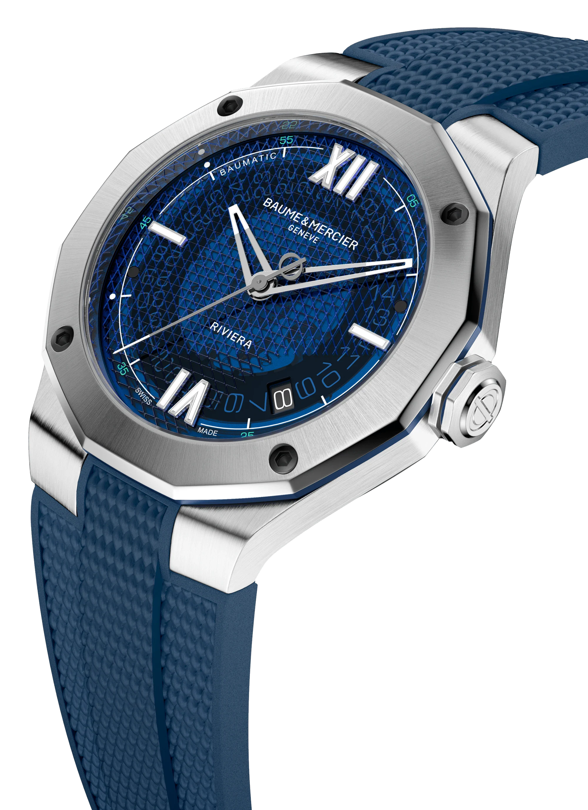 Riviera 10701 - Orologio automatico, datario - 42mm