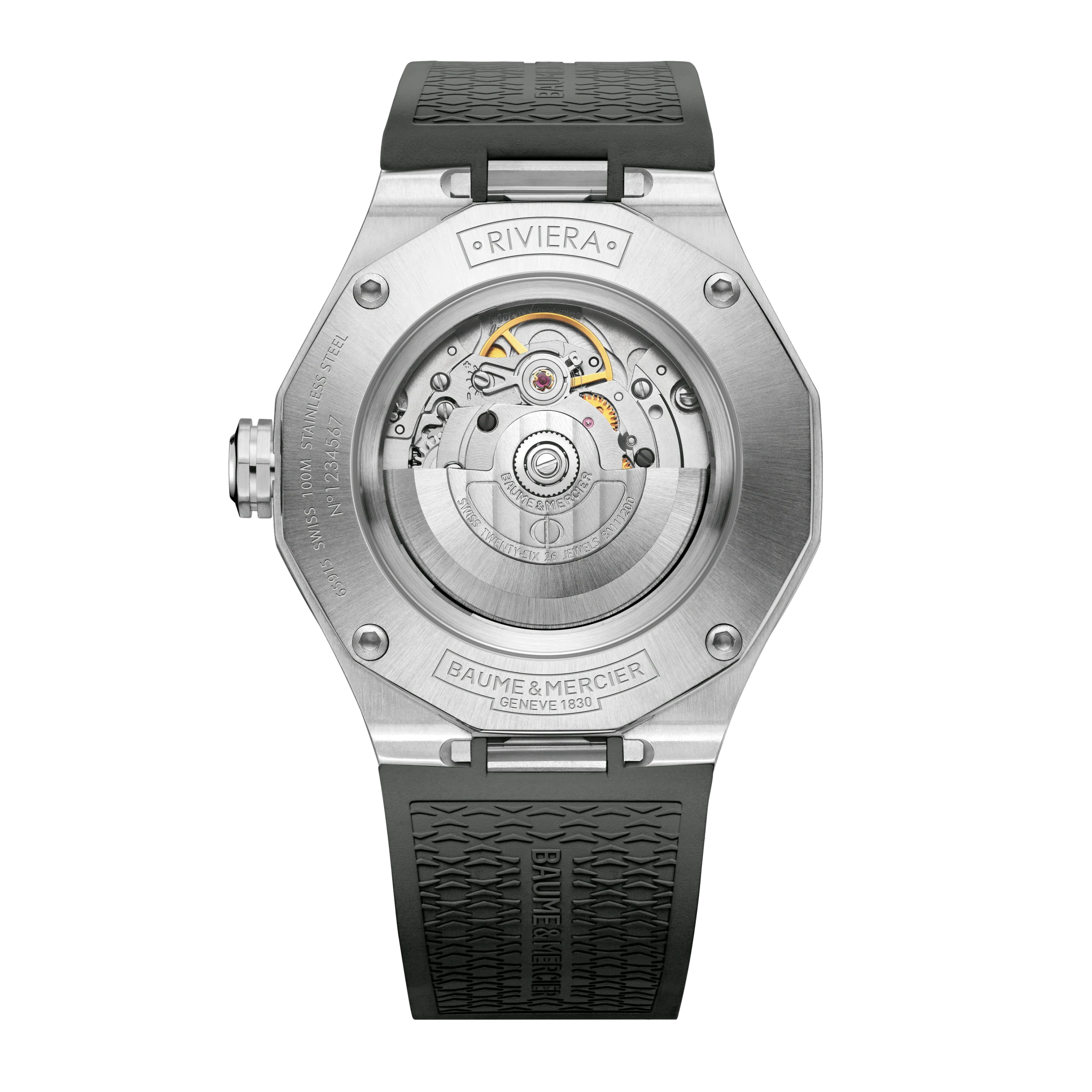 Riviera 10660 - Orologio automatico, titanio e acciaio - 42 mm