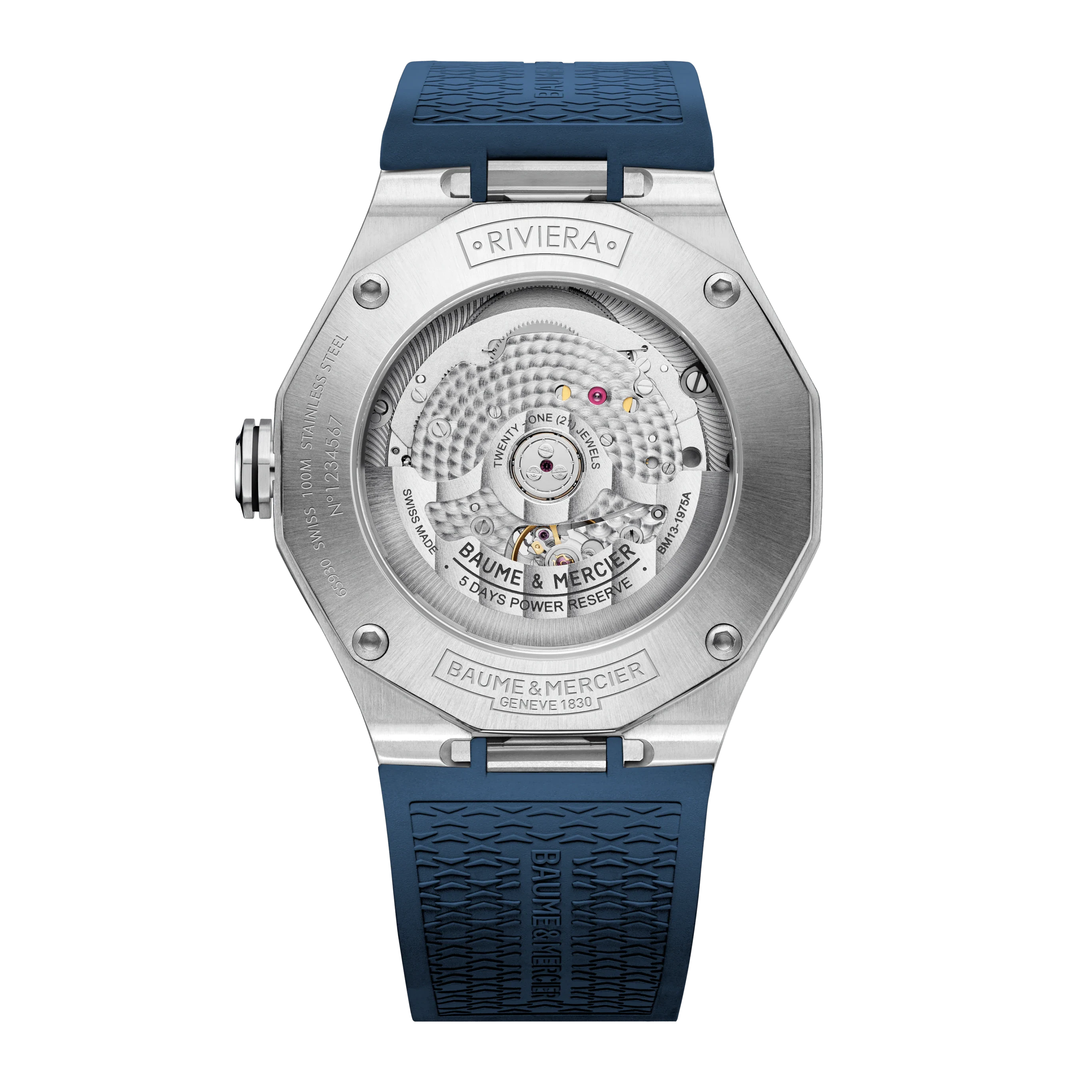 Riviera 10701 - Orologio automatico, datario - 42mm