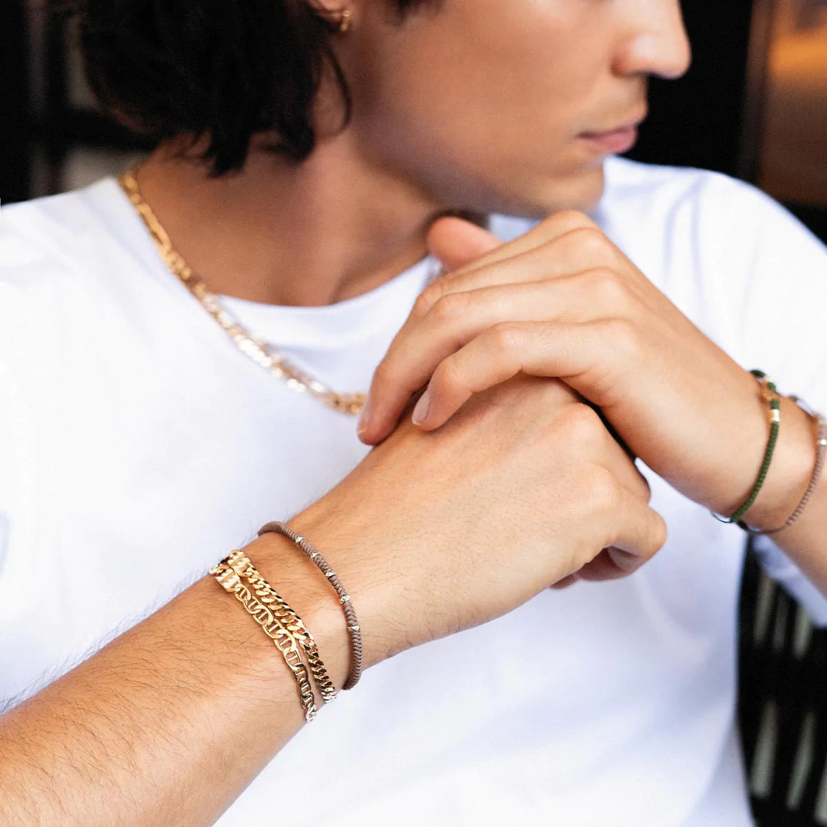 BRACCIALE MAGLIA VINTAGE GROUMETTE - TANGLE