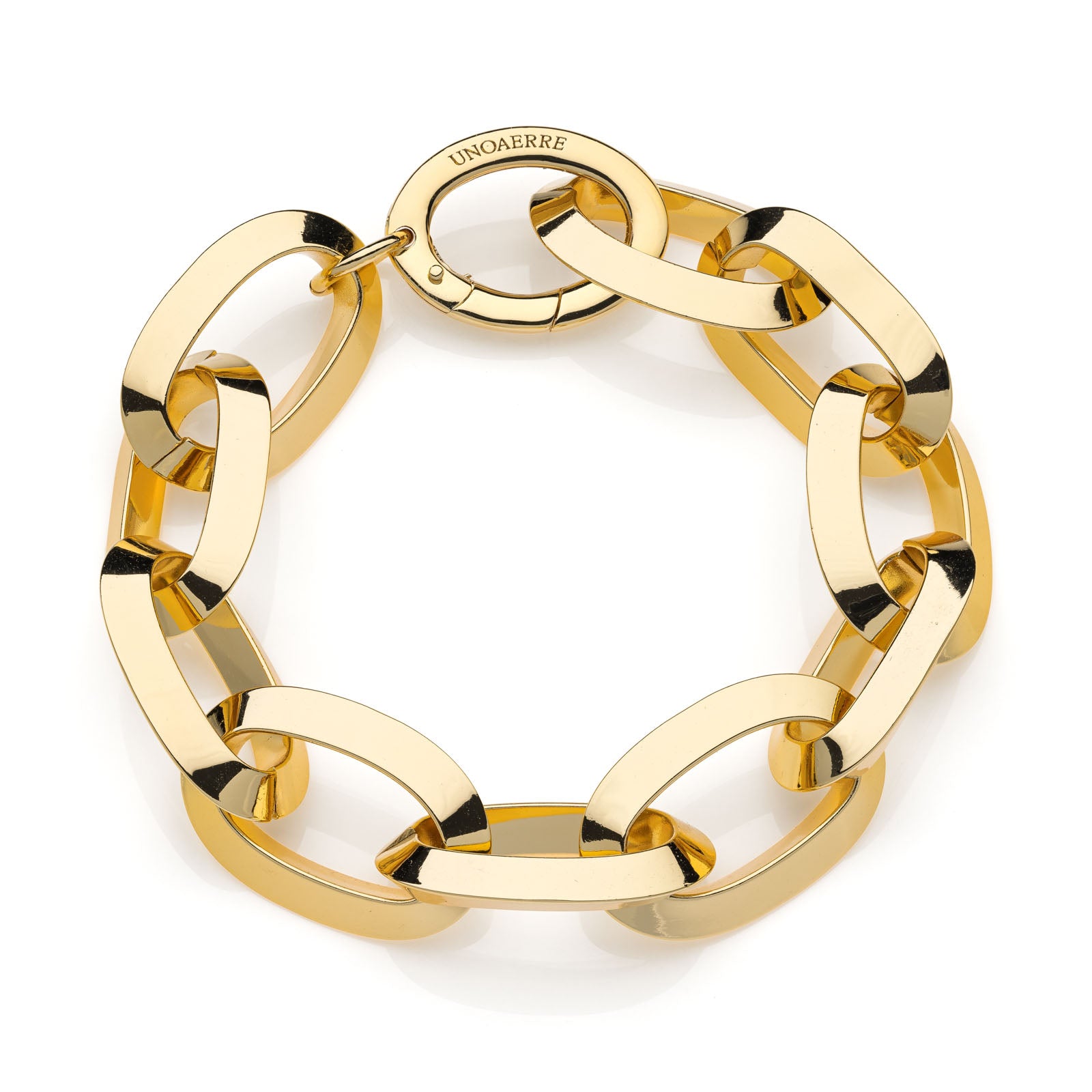 Bracciale catena con maxi maglie ovali