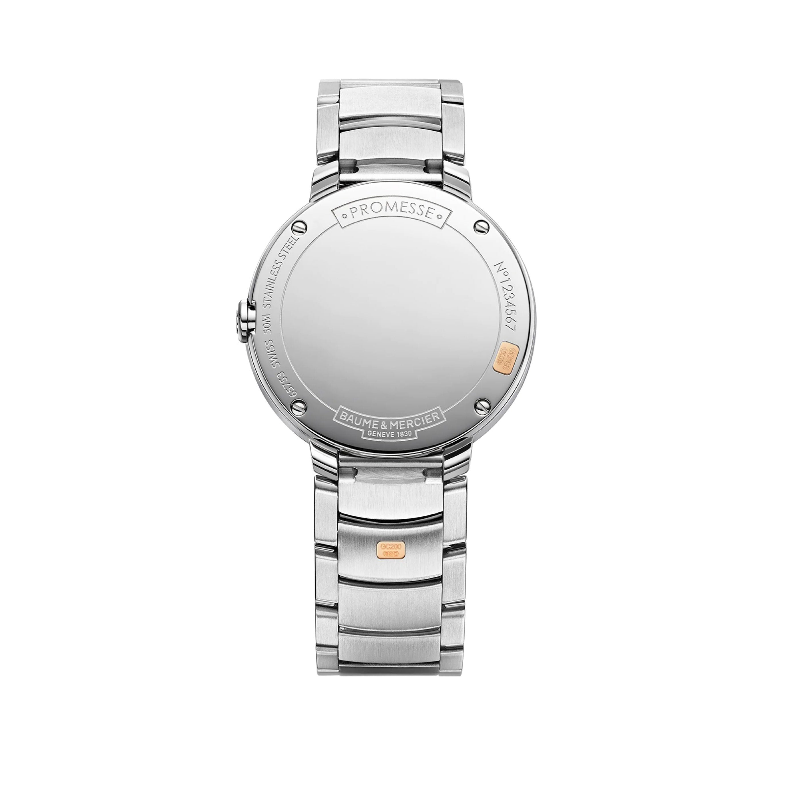 Promesse 10159 - Orologio al quarzo in acciaio e oro rosa