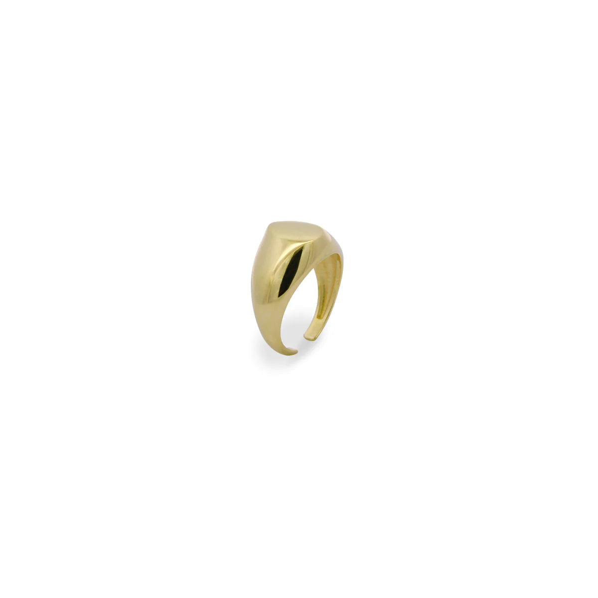 Anello Chevalier Drop Liscio
