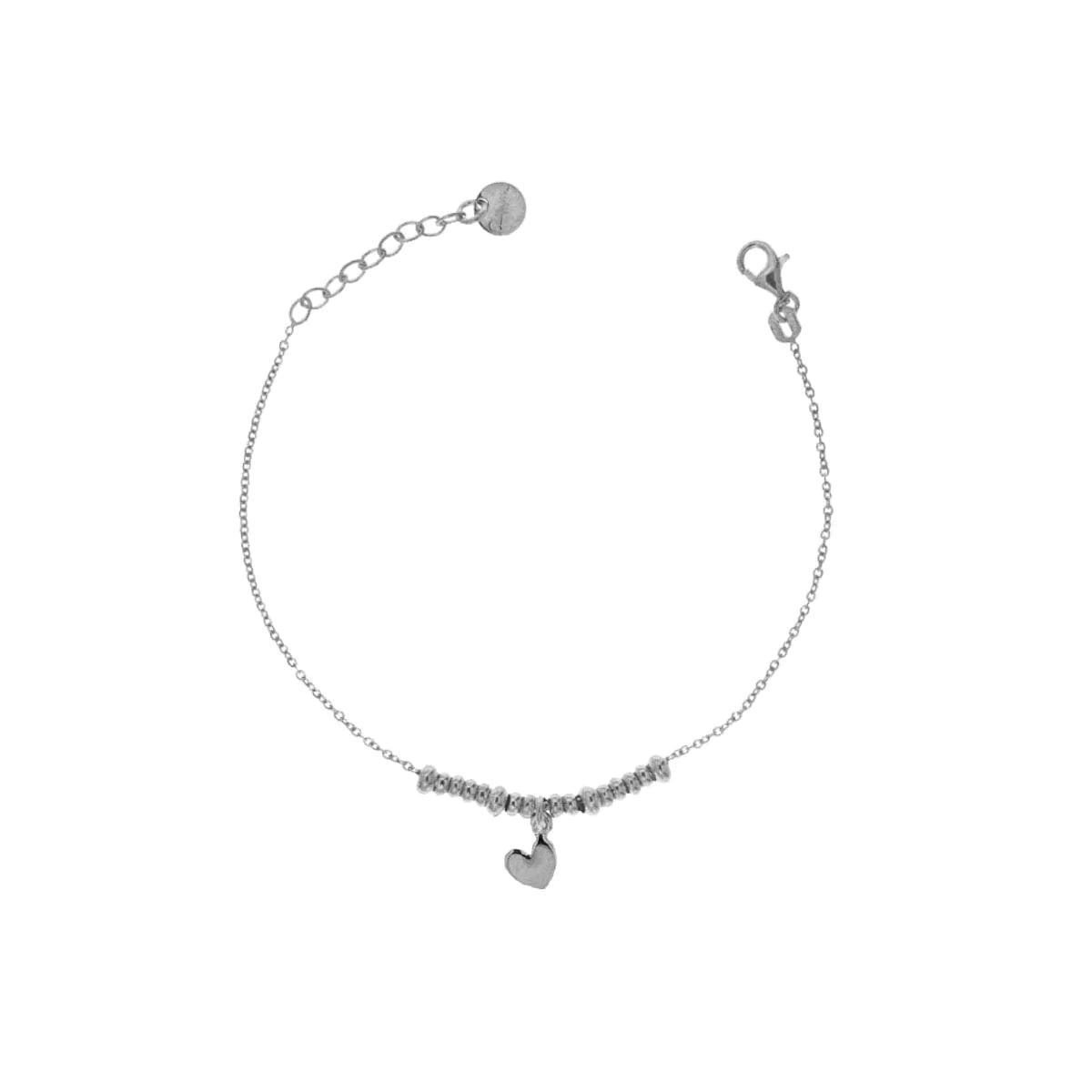 Braccialetto Micro Anelli - Cuore