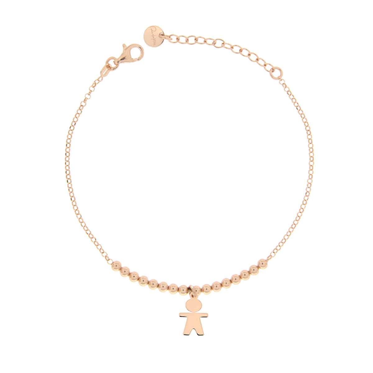 Bracciale Micro 1 Soggetto Bimbo - Oro Rosa
