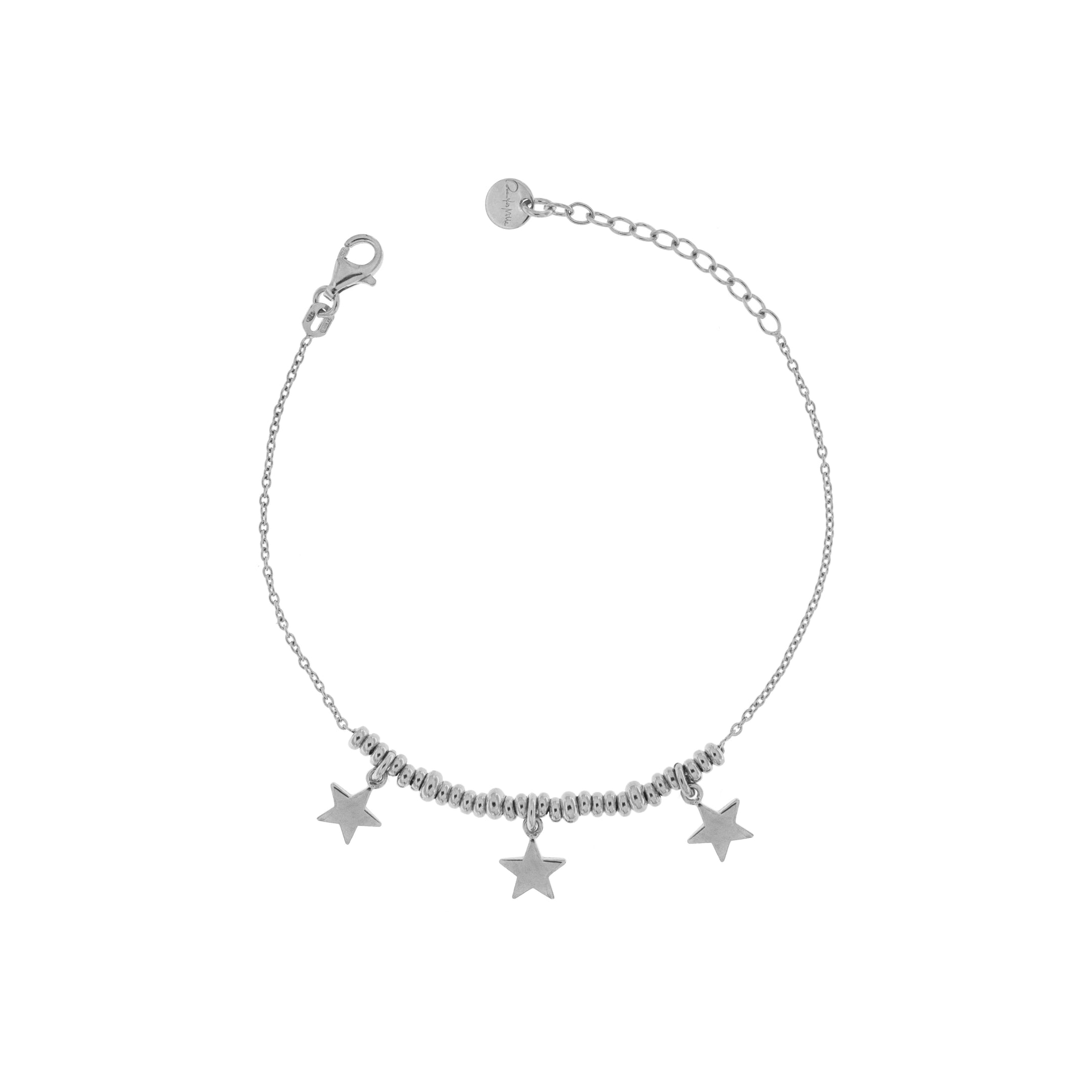 Braccialetto Micro Anelli 3 Stelle