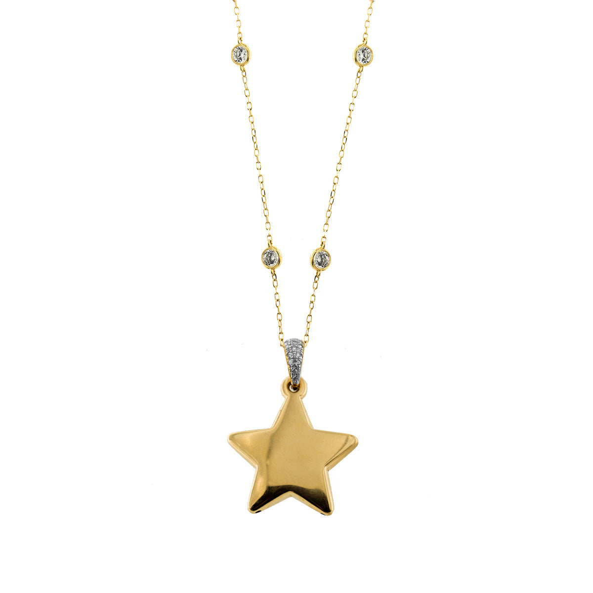 Collana Castoni Stella Small Elettroformato - Go Big