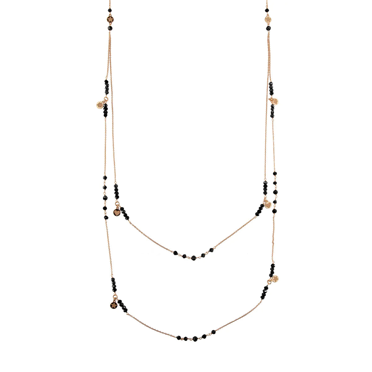 Collana Doppia Catena - Gipsy Tierra Black