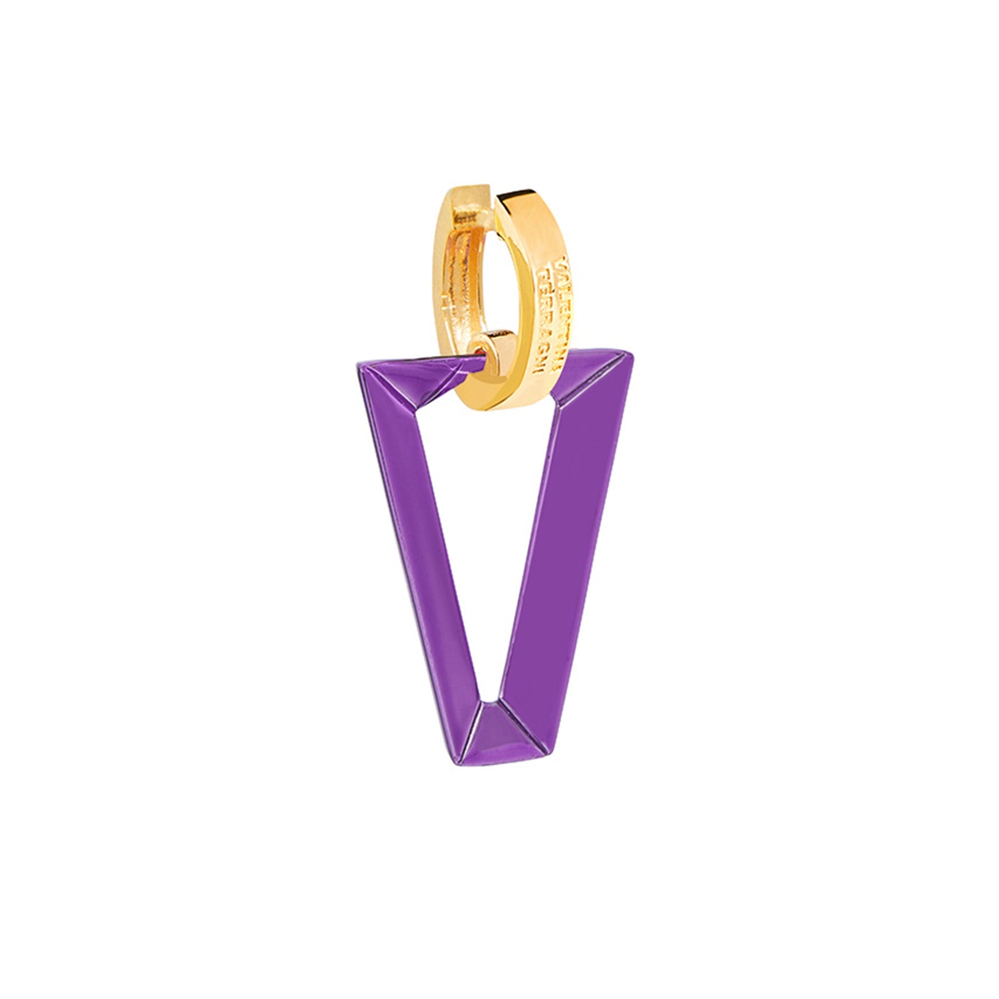Uali Metallic Violet - Orecchino Valentina Ferragni
