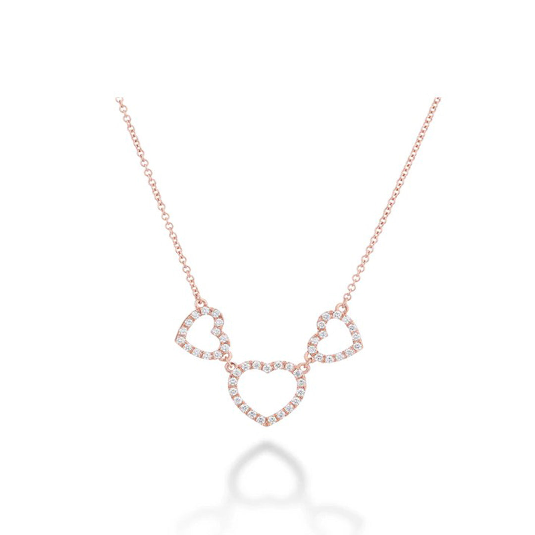 Girocollo Cuore 3 Cuori Collezione Amami