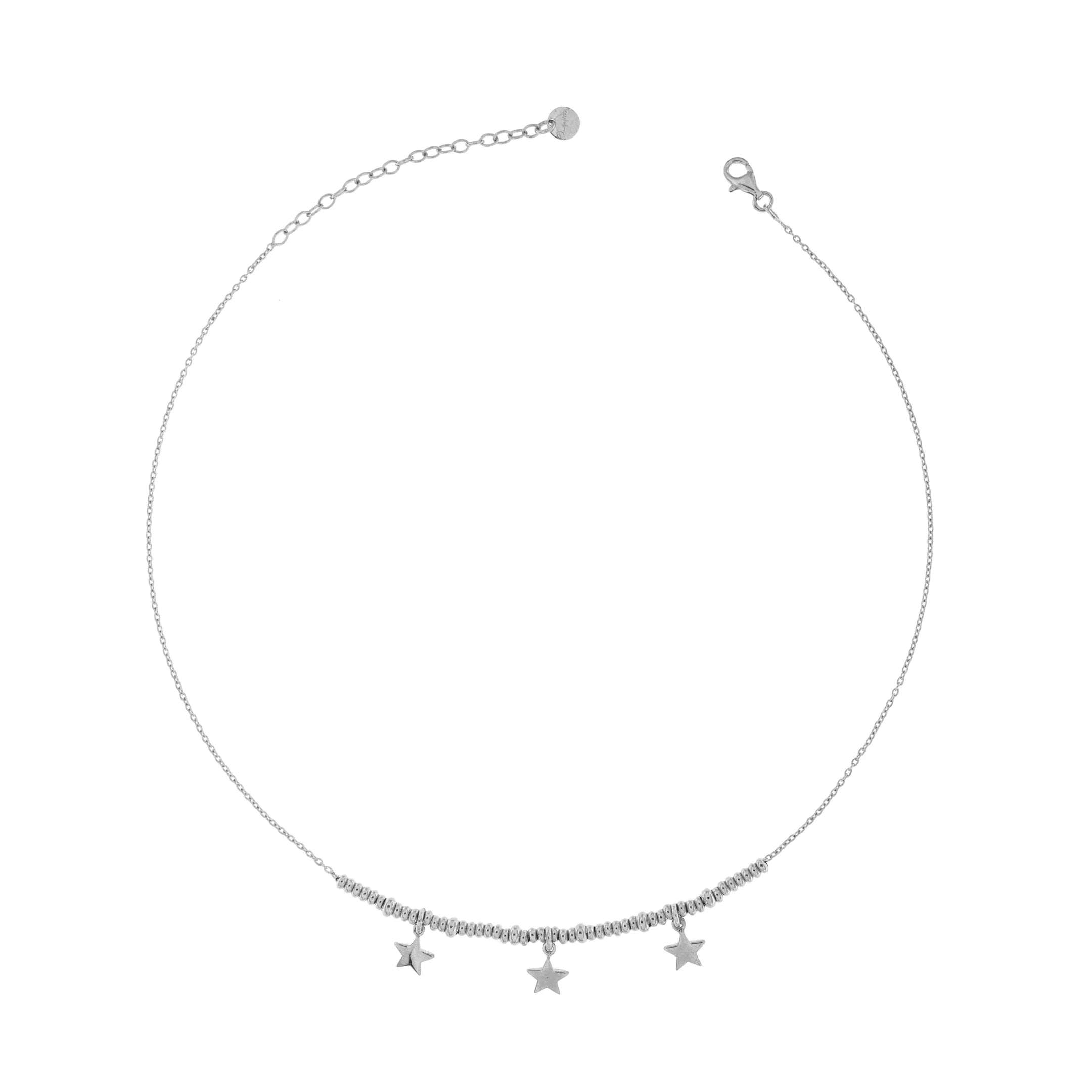 Girocollo Micro Anelli 3 Stelle