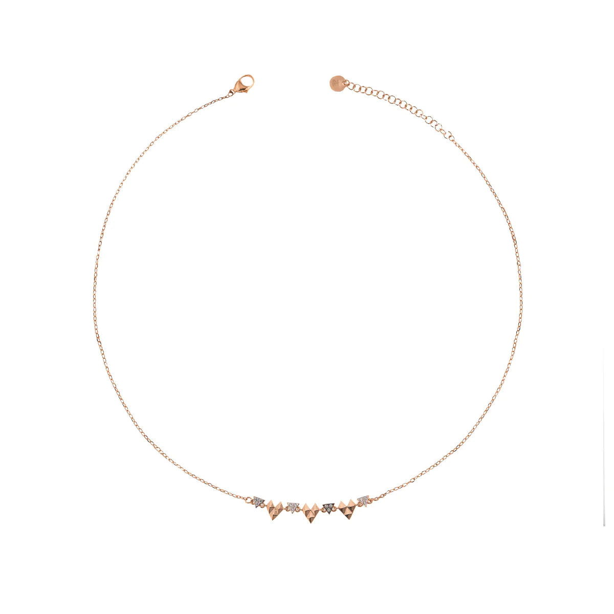 Girocollo Mini Cuore Matto Alternato