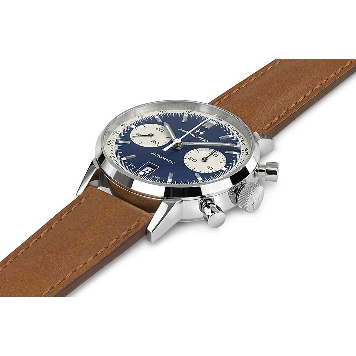 Hamilton Orologio da uomo classico intra-matic crono H38416541,