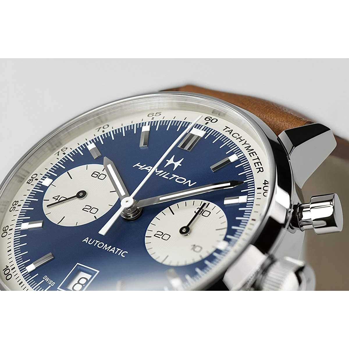 Hamilton Orologio da uomo classico intra-matic crono H38416541,