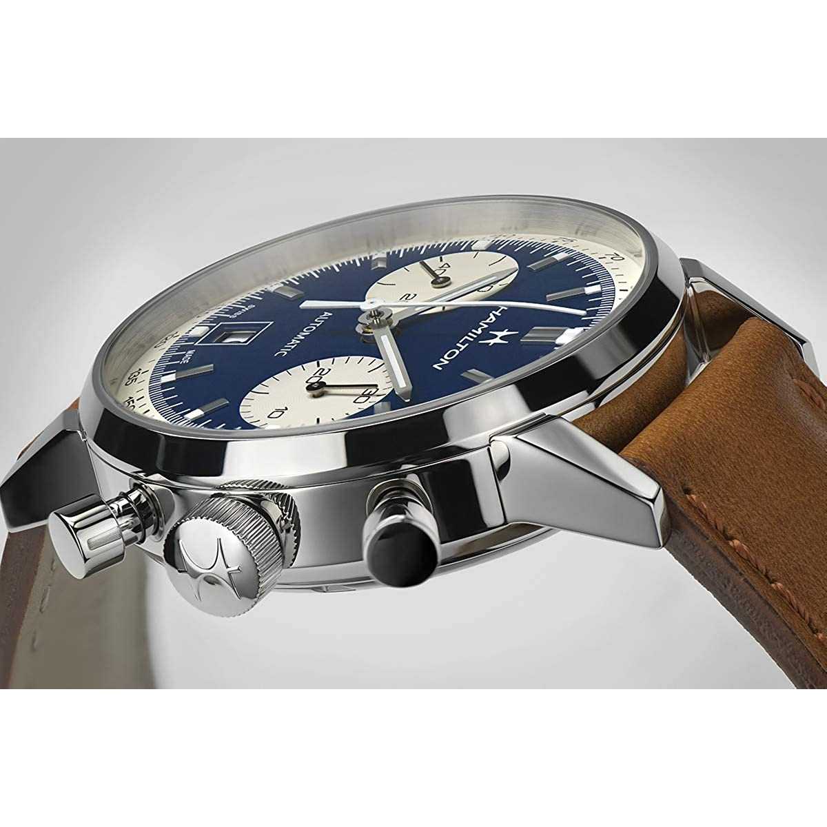 Hamilton Orologio da uomo classico intra-matic crono H38416541,