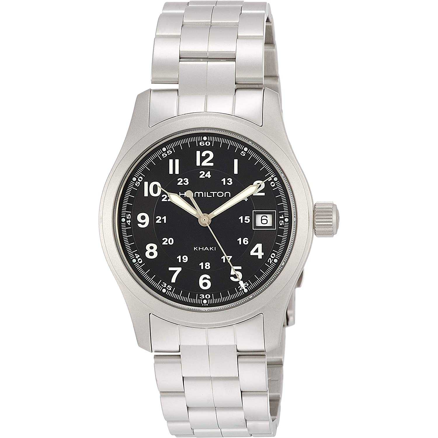 Hamilton Orologio Analogico Quarzo Uomo con Cinturino in Acciaio Inox H68411133