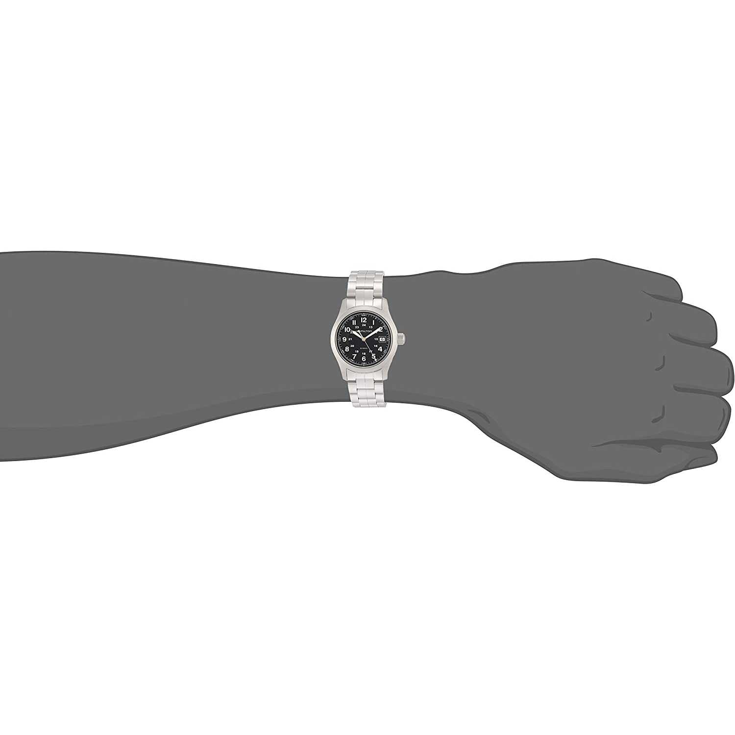 Hamilton Orologio Analogico Quarzo Uomo con Cinturino in Acciaio Inox H68411133