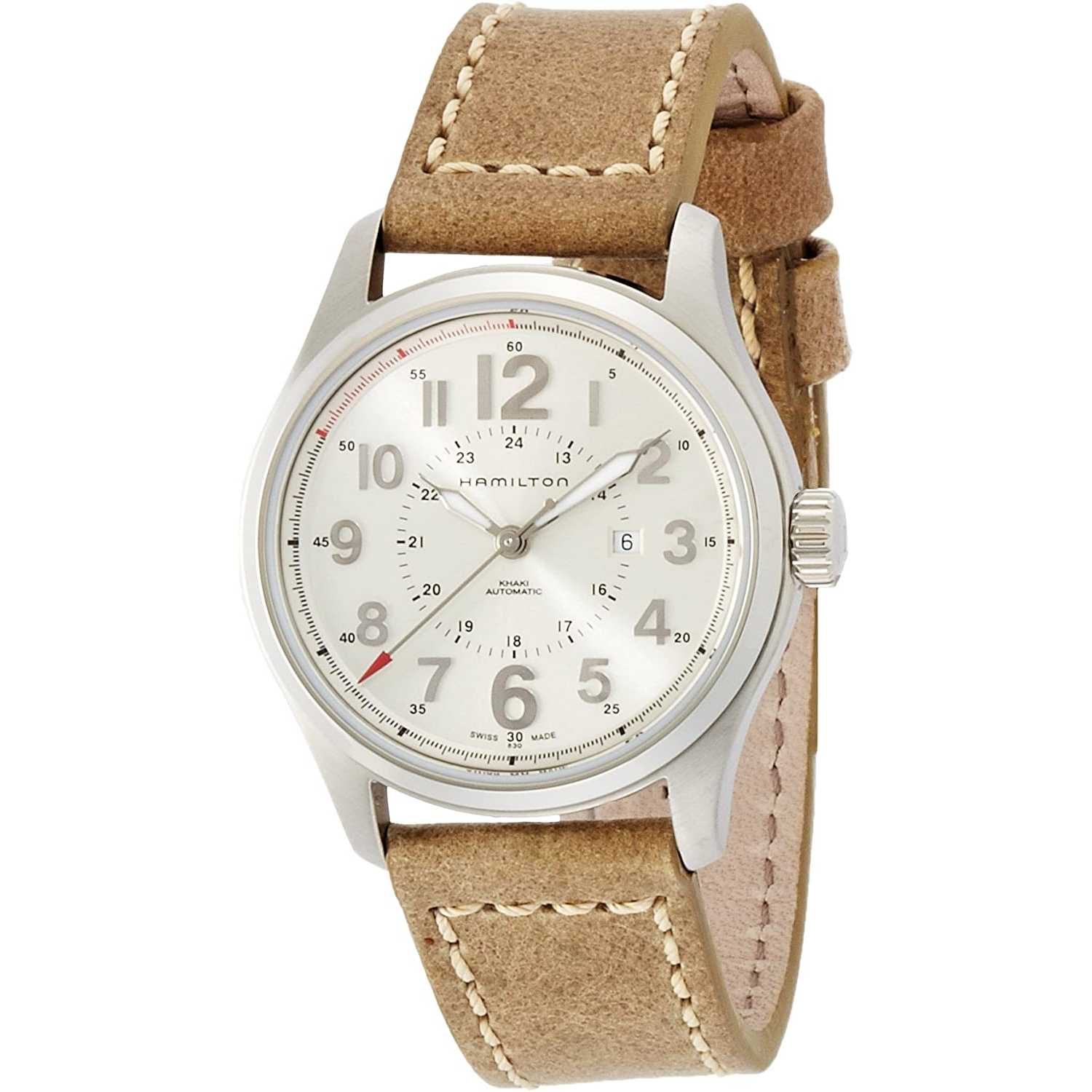 Hamilton H70365983 - Orologio da polso, cinturino in pelle