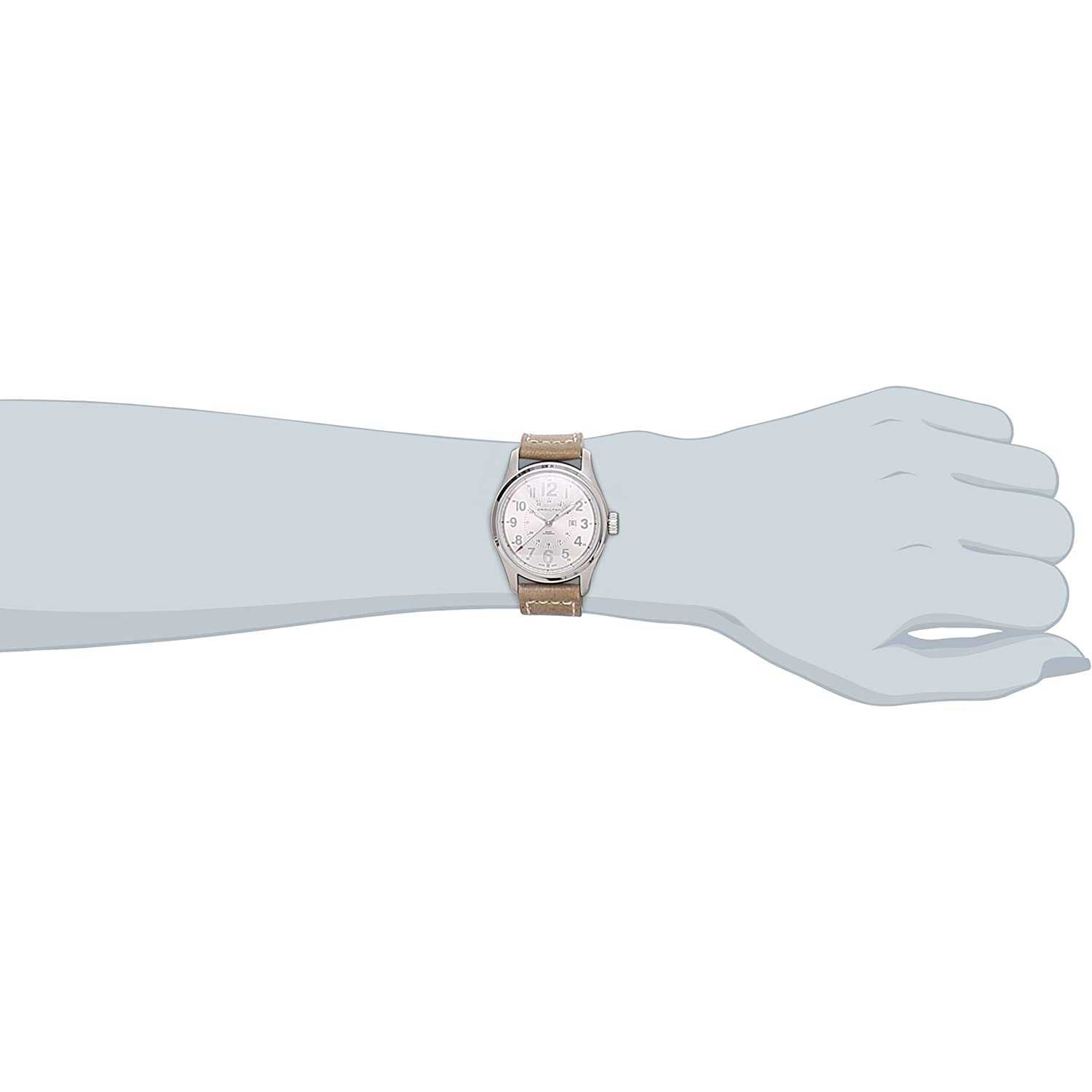 Hamilton H70365983 - Orologio da polso, cinturino in pelle