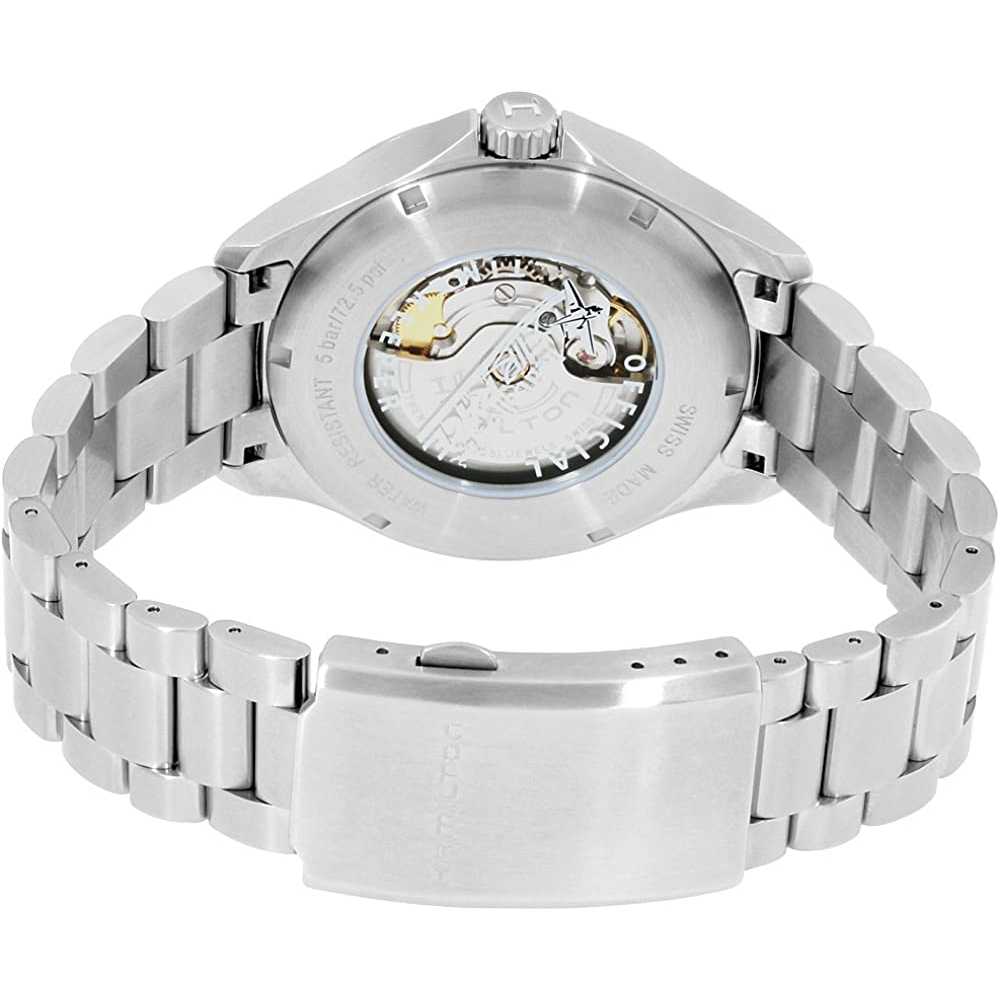 Hamilton H76525151 - Orologio da uomo in acciaio inox, edizione speciale Red Bull Khaki Air Race
