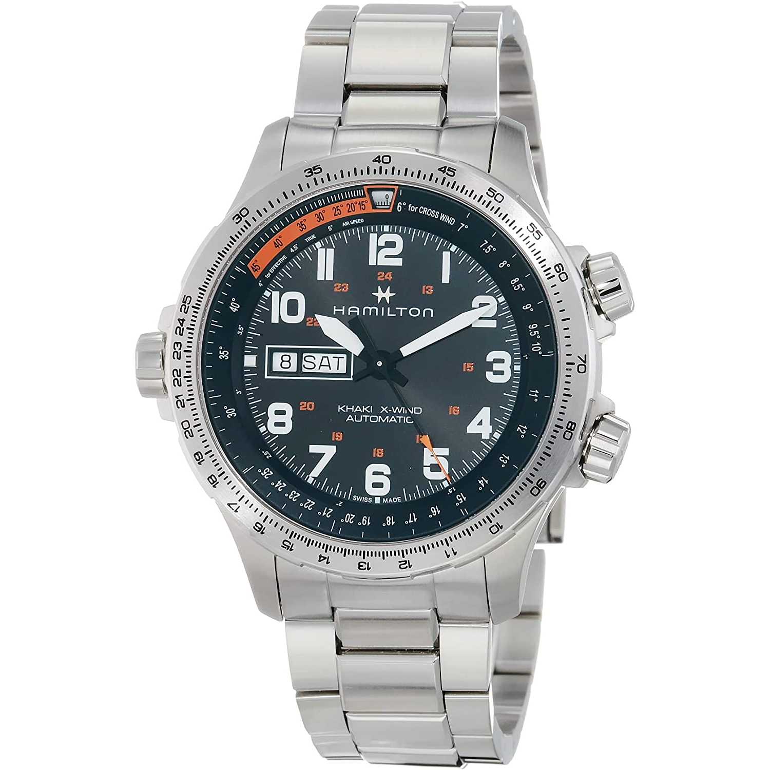 HAMILTON Mod. KHAKI AVIATION X-WIND DAY DATE