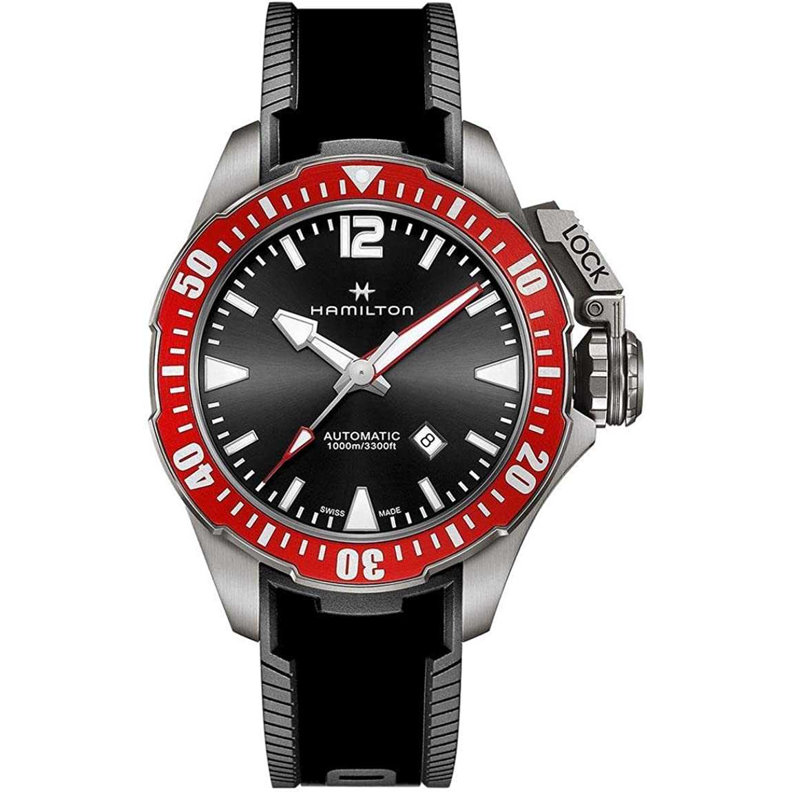 Orologio automatico Hamilton Khaki Navy Frogman da uomo H77805335