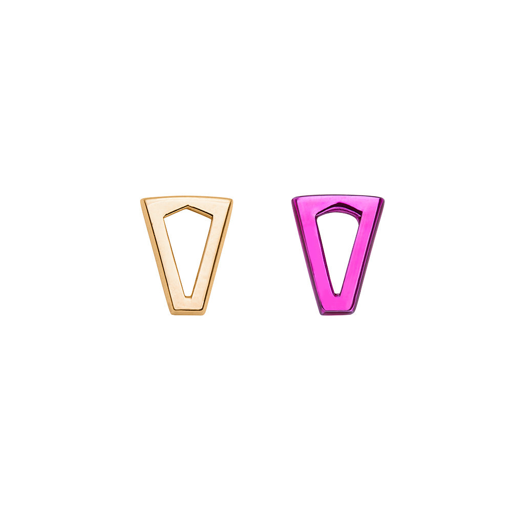 Joy Metallic Pink & Gold - Coppia di orecchini Valentina Ferragni