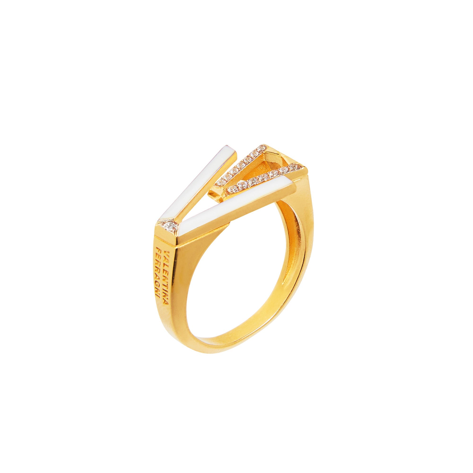 Mia White - Anello Valentina Ferragni