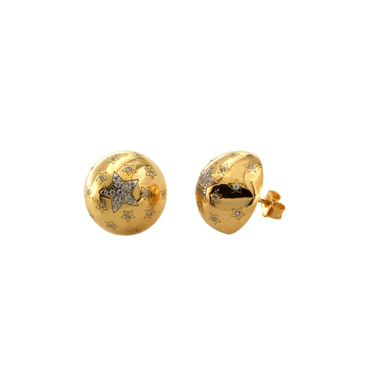 Orecchini Semisfera Lobo - Starball