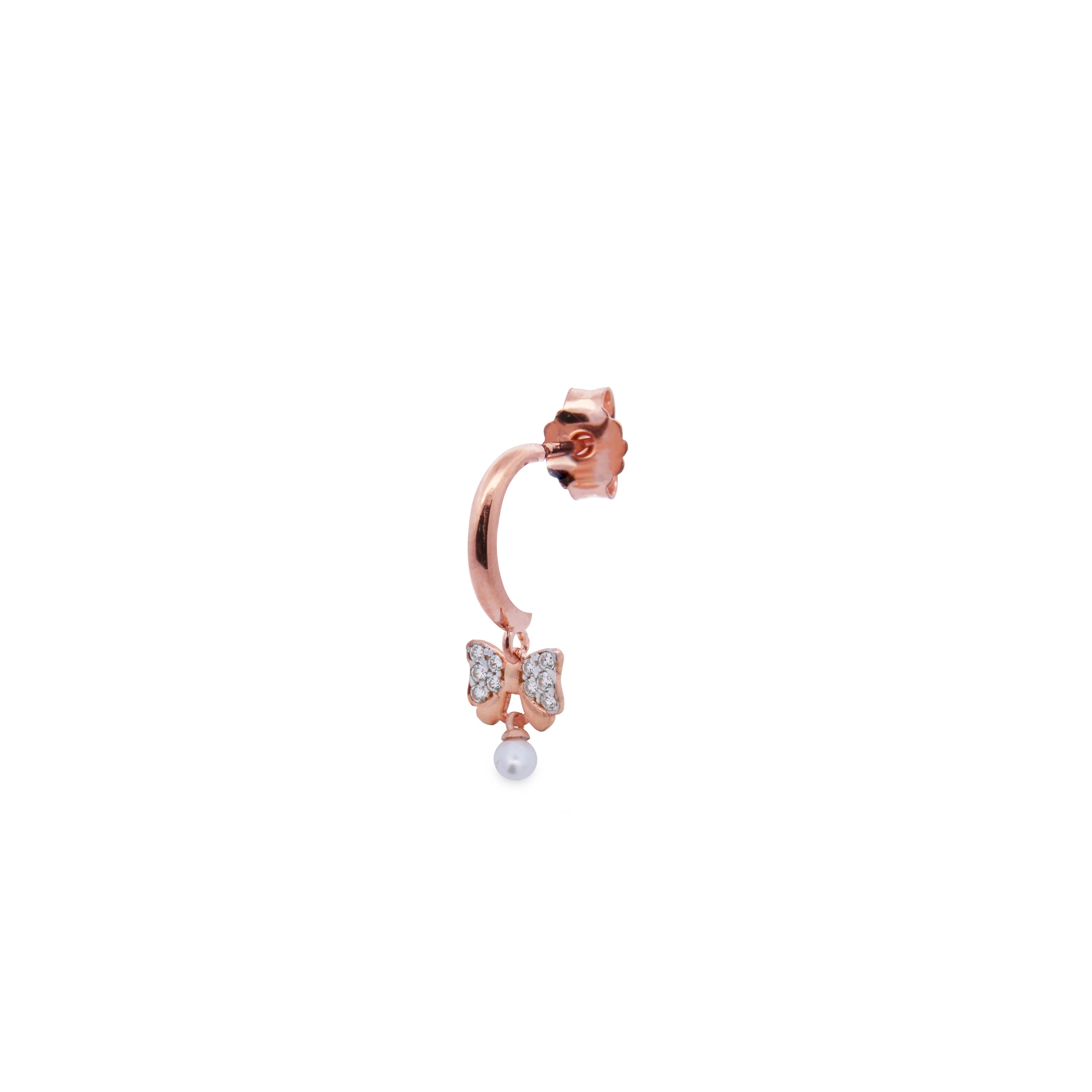 Mono-orecchini Mini Hoop Fiocco - Bow Ton