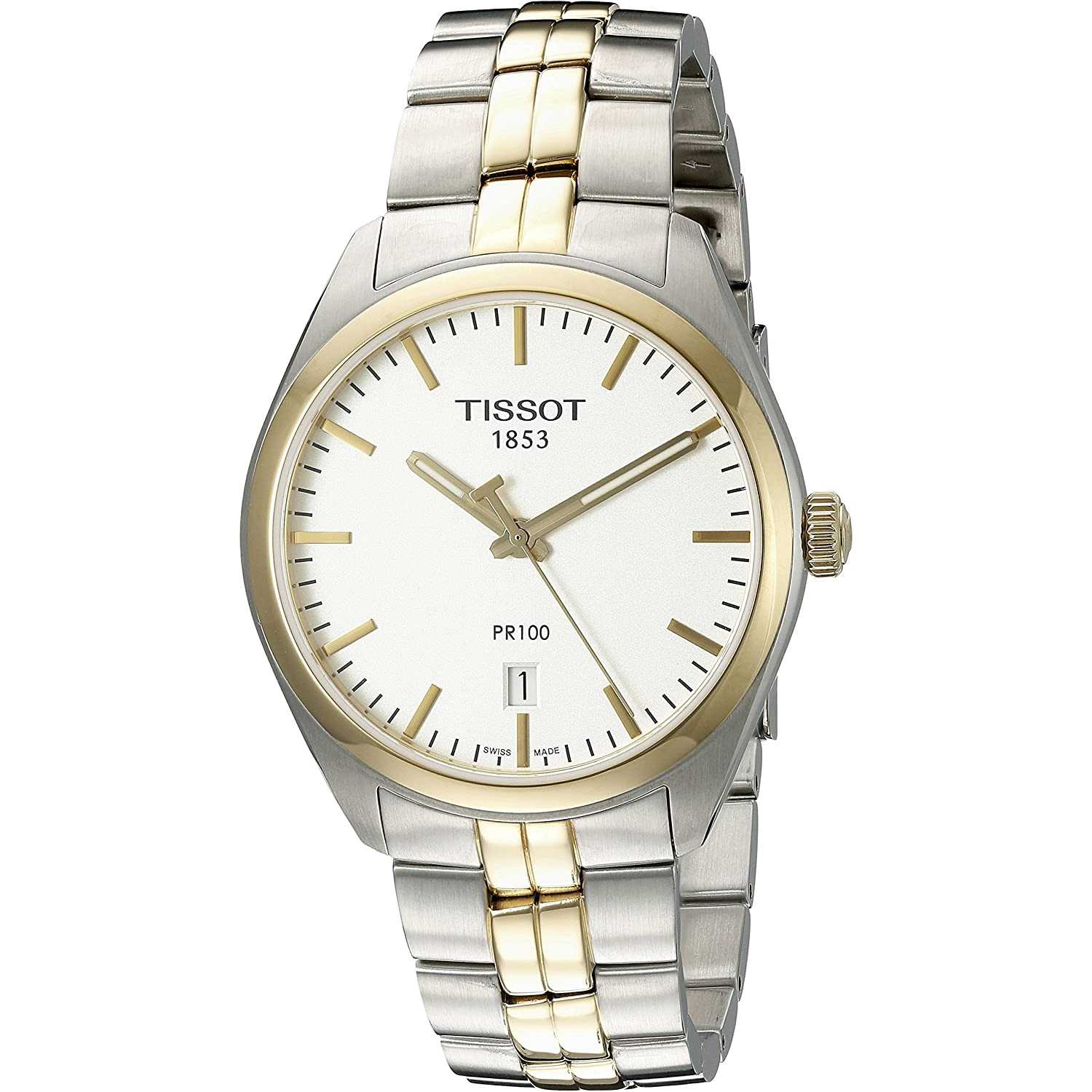 TISSOT Orologio Analogico Quarzo Uomo con Cinturino in Acciaio Inox T1014102203100