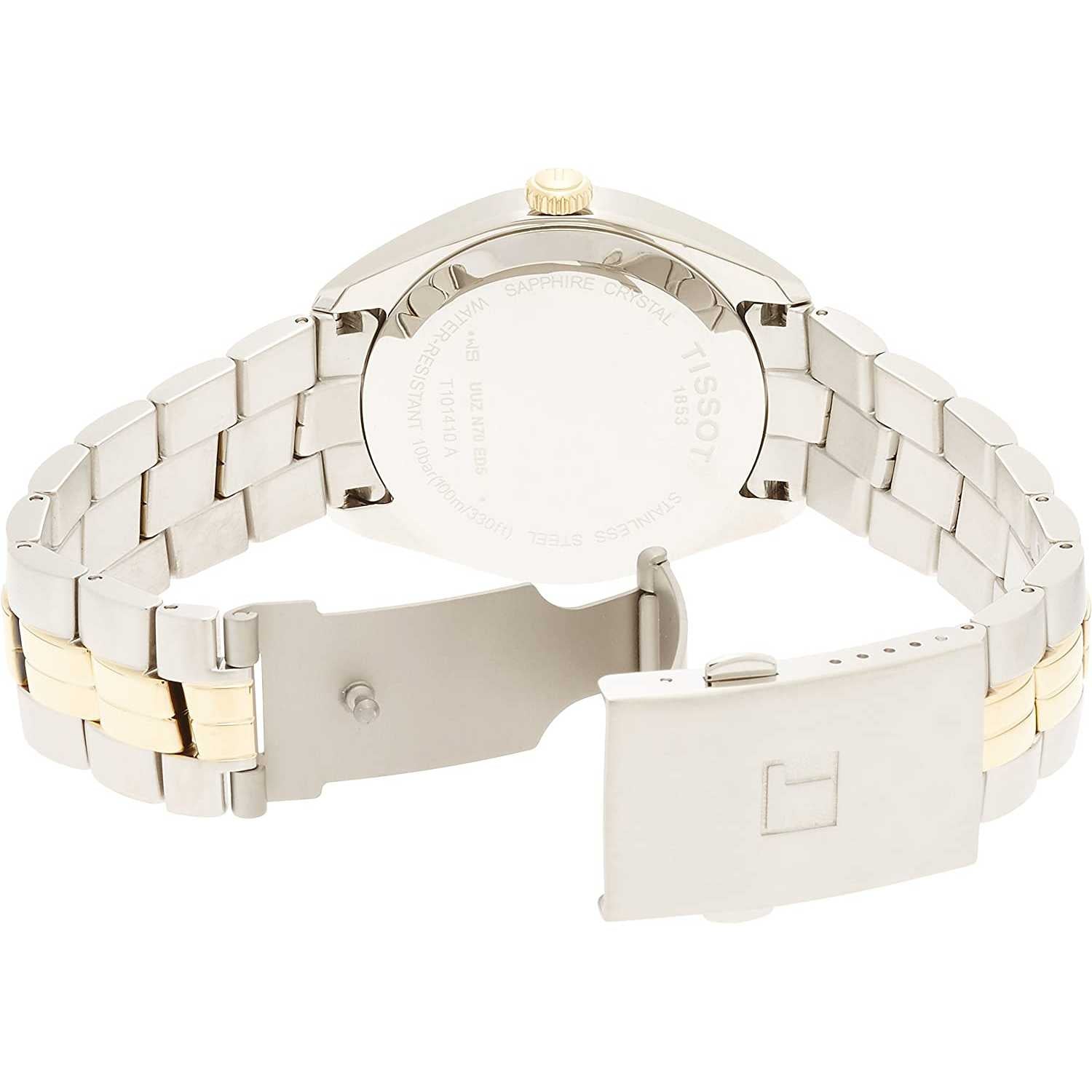 TISSOT Orologio Analogico Quarzo Uomo con Cinturino in Acciaio Inox T1014102203100