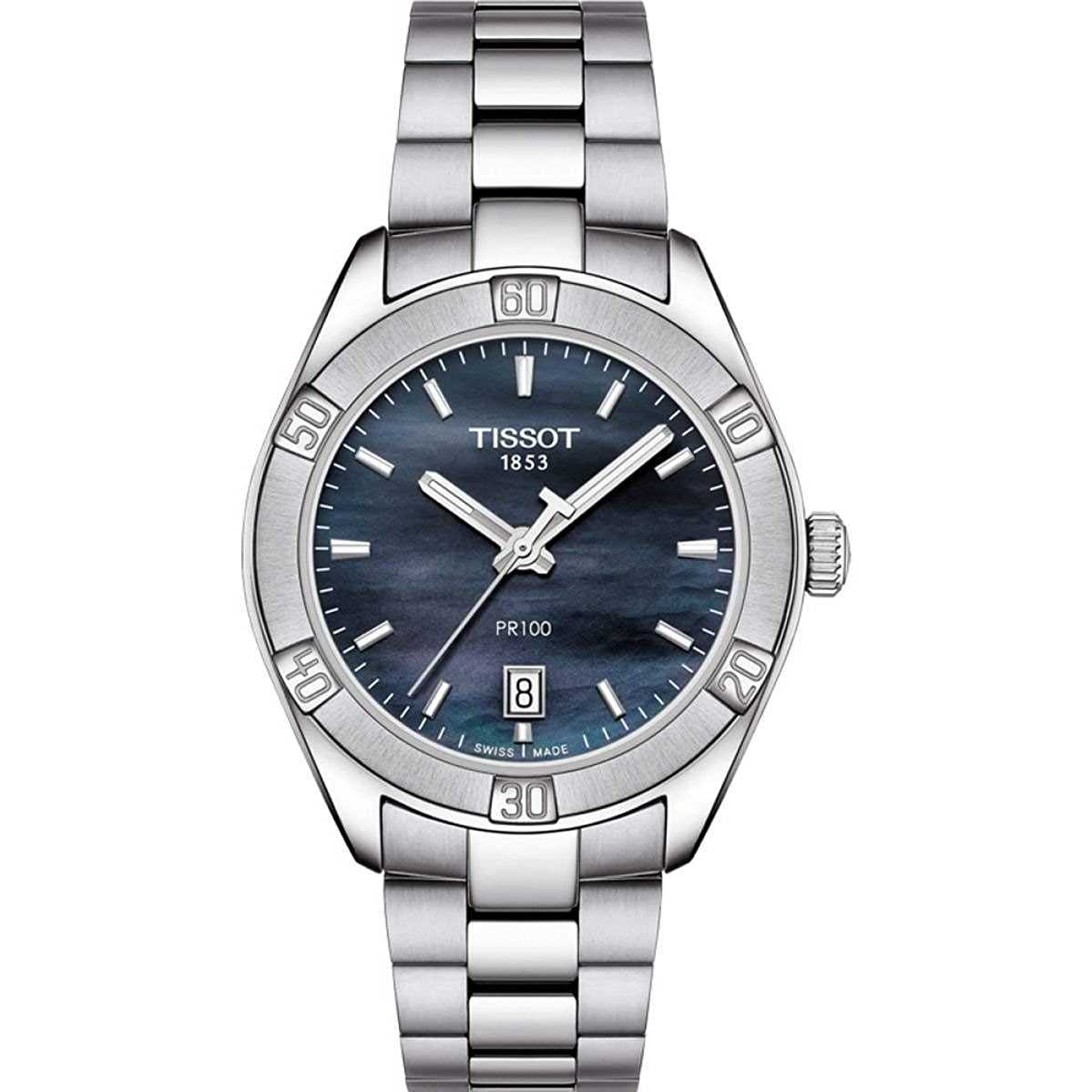 TISSOT Orologio Analogico Quarzo Donna con Cinturino in Acciaio Inox T1019101112100