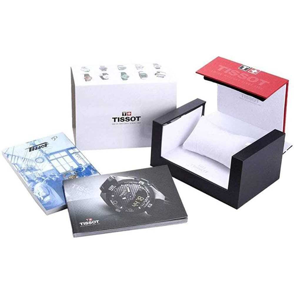 TISSOT Orologio Cronografo Quarzo Uomo con Cinturino in Pelle T1064171626200