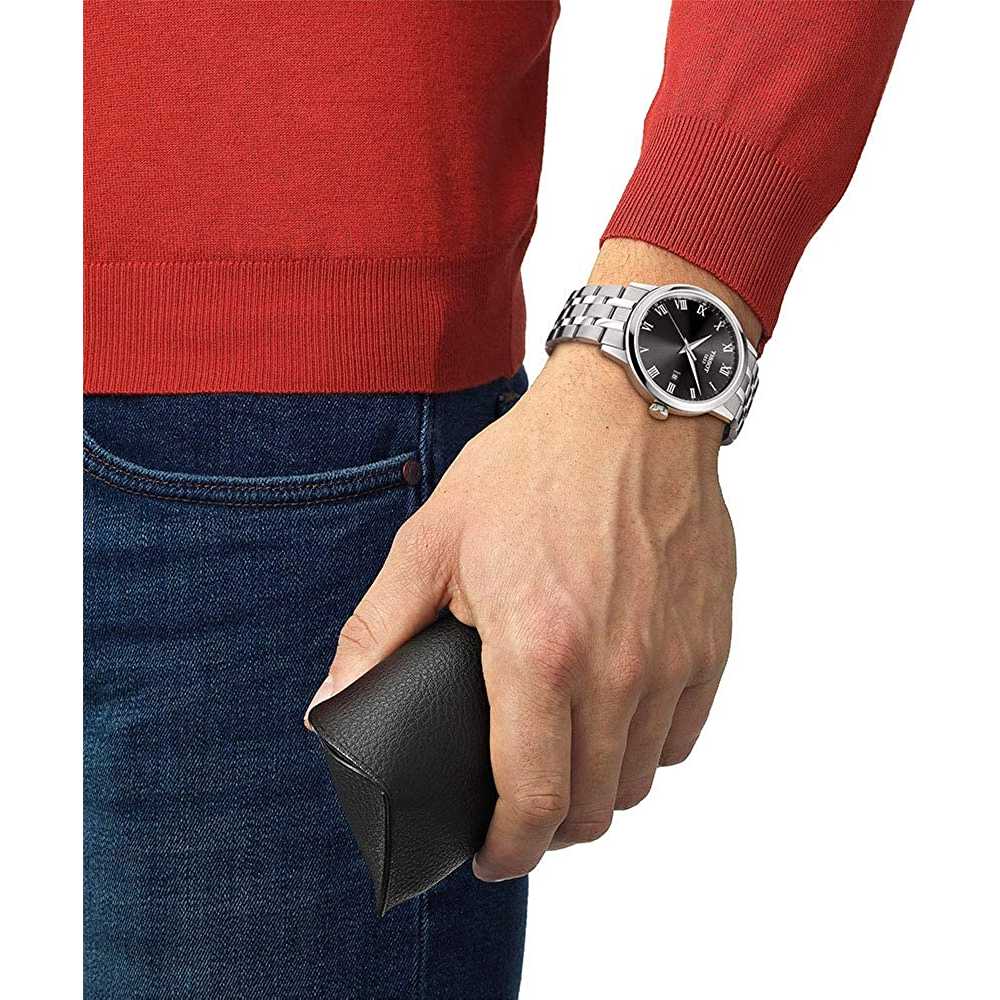 Tissot orologio Classic Dream 42mm nero quarzo acciaio T129.410.11.053.00