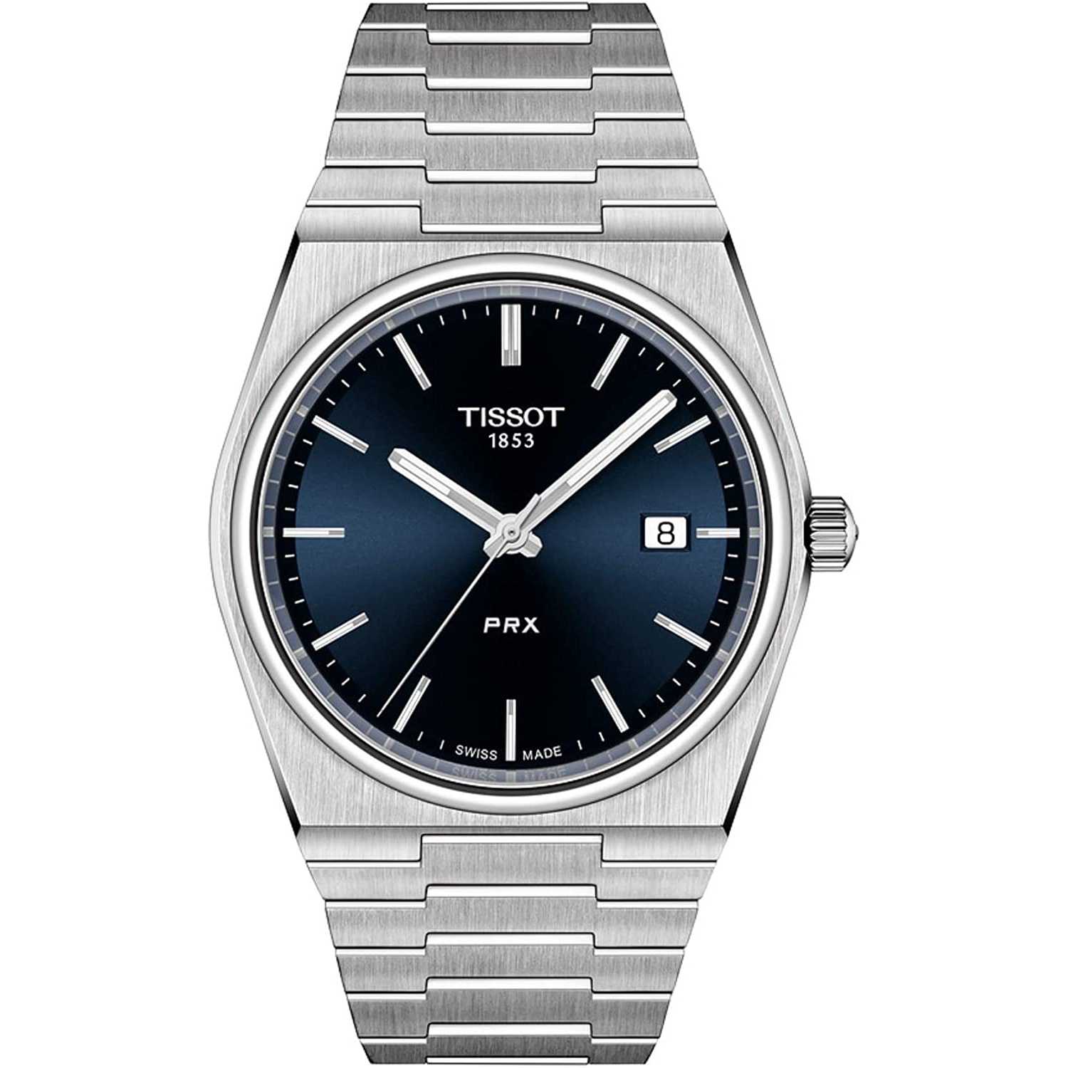 Tissot orologio PRX 40mm blu quarzo acciaio T137.410.11.041.00