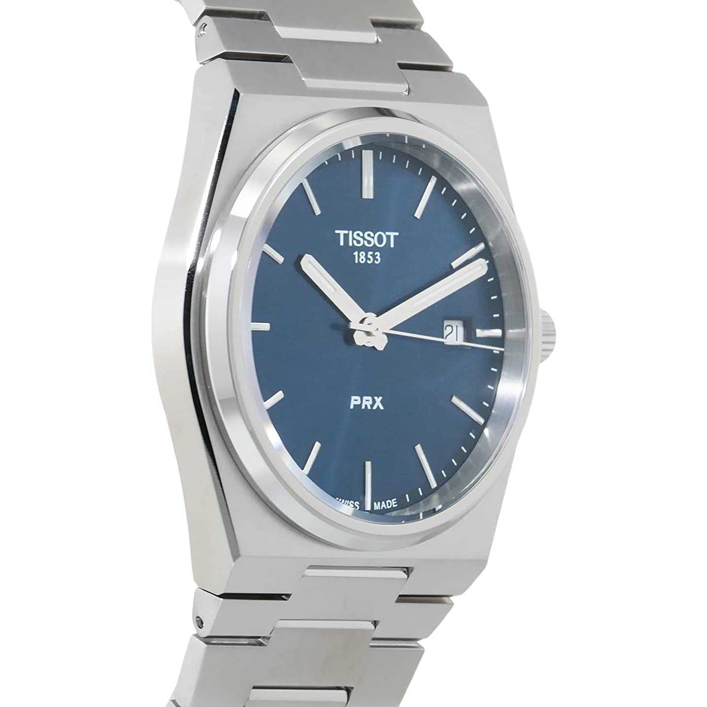 Tissot orologio PRX 40mm blu quarzo acciaio T137.410.11.041.00