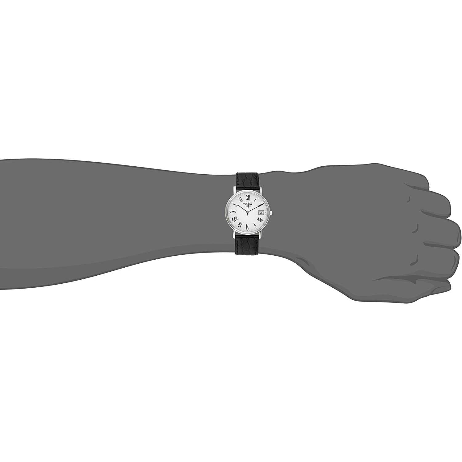 Tissot T52142113 - Orologio da polso, cinturino in pelle
