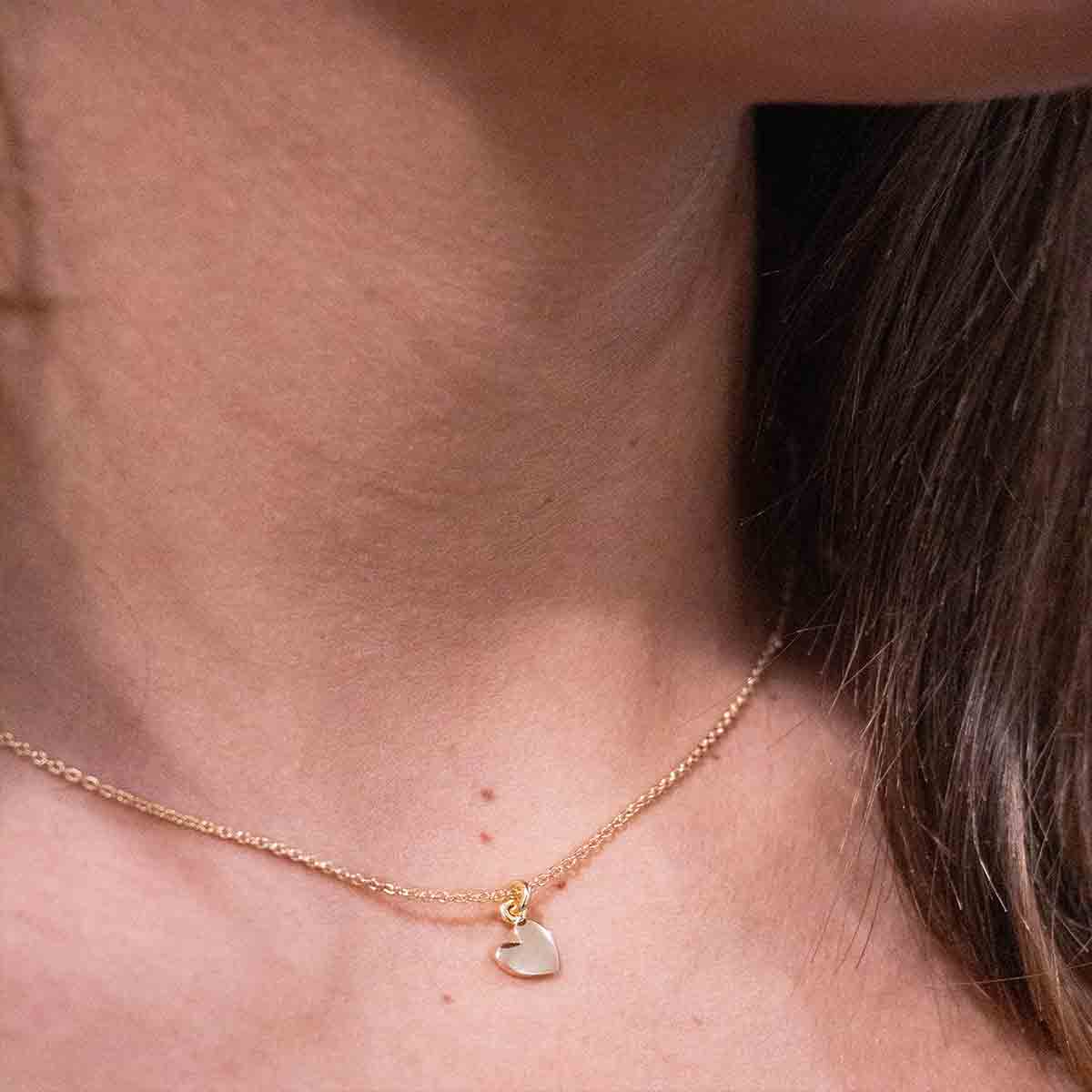 Girocollo Ciondolo Bombato Cuore
