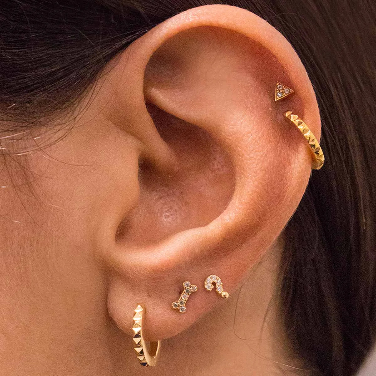 Piercing Triangolo Zirconi