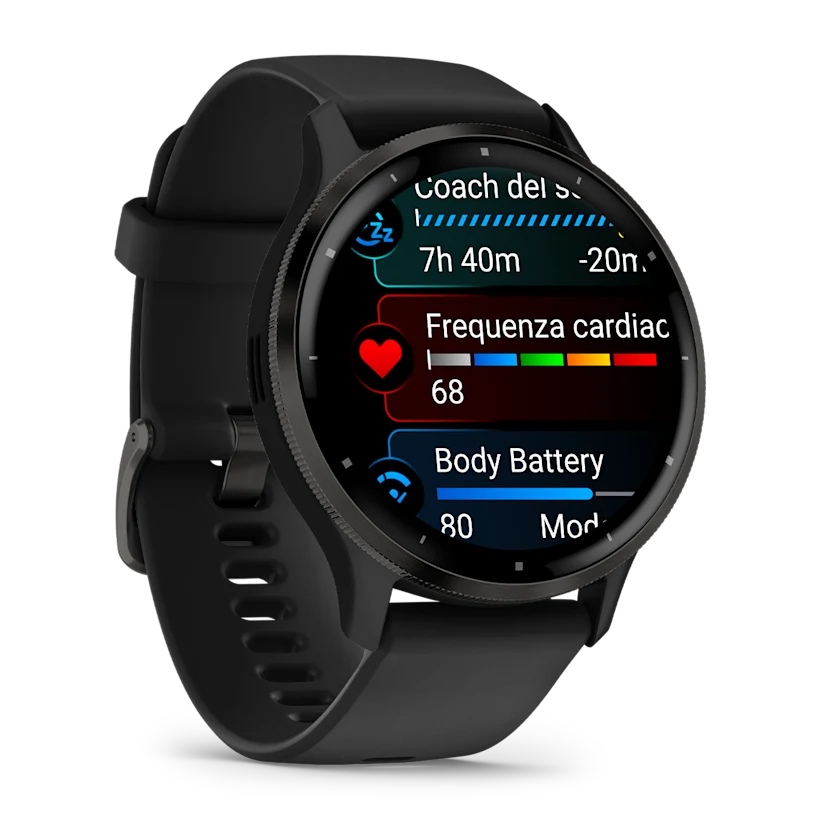 Garmin Venu 3 - Black & Slate con cinturino in silicone
