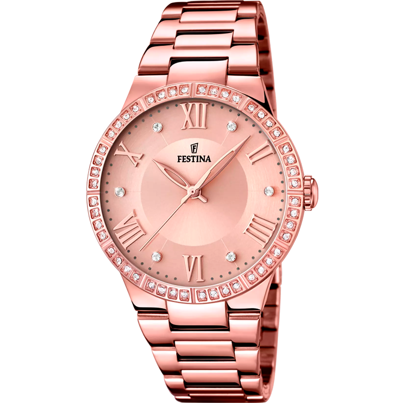 Orologio Festina Boyfriend F16721/2 con Cinturino in Acciaio Rosa, Donna